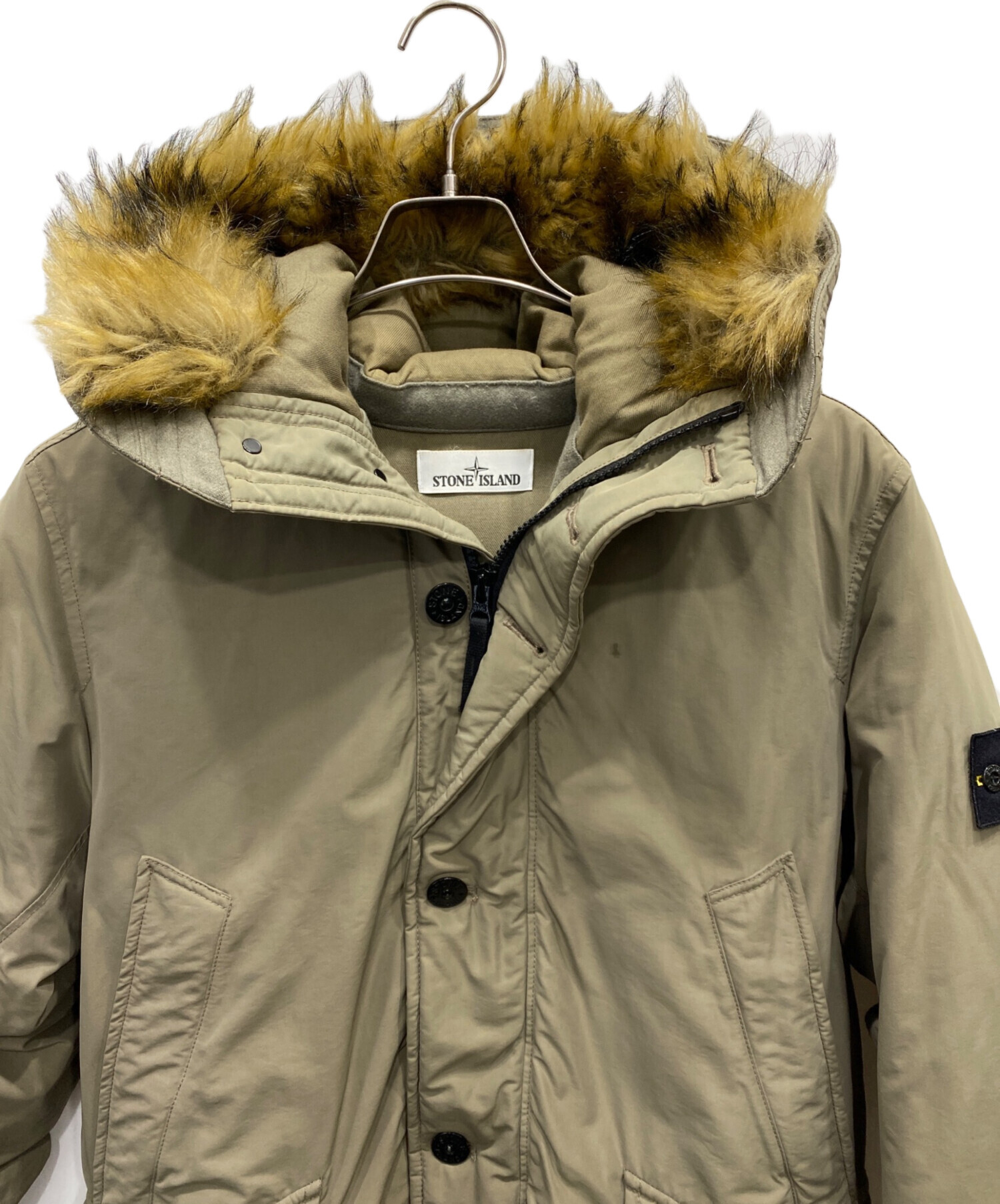 中古・古着通販】STONE ISLAND (ストーンアイランド) MICRO REPS DOWN N-3B カーキ サイズ:M｜ブランド・古着通販  トレファク公式【TREFAC FASHION】スマホサイト