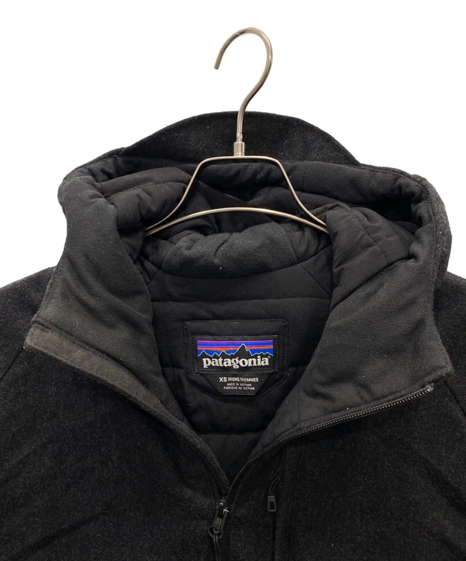 Patagonia (パタゴニア) リサイクルウールパーカー ブラック サイズ:ＸＳ