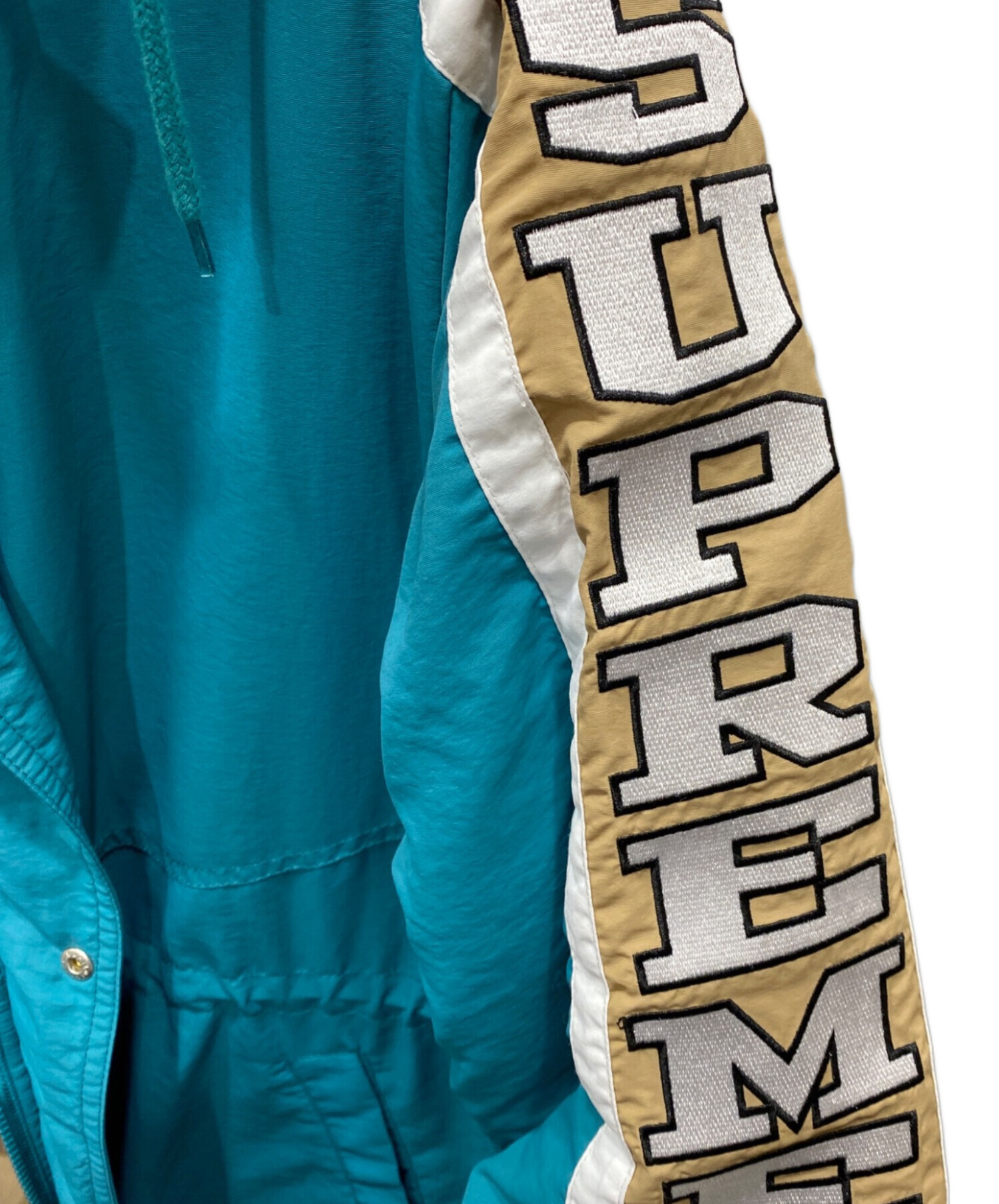 Supreme (シュプリーム) SLEEVE LOGO SIDELINE PARKA グリーン サイズ:S