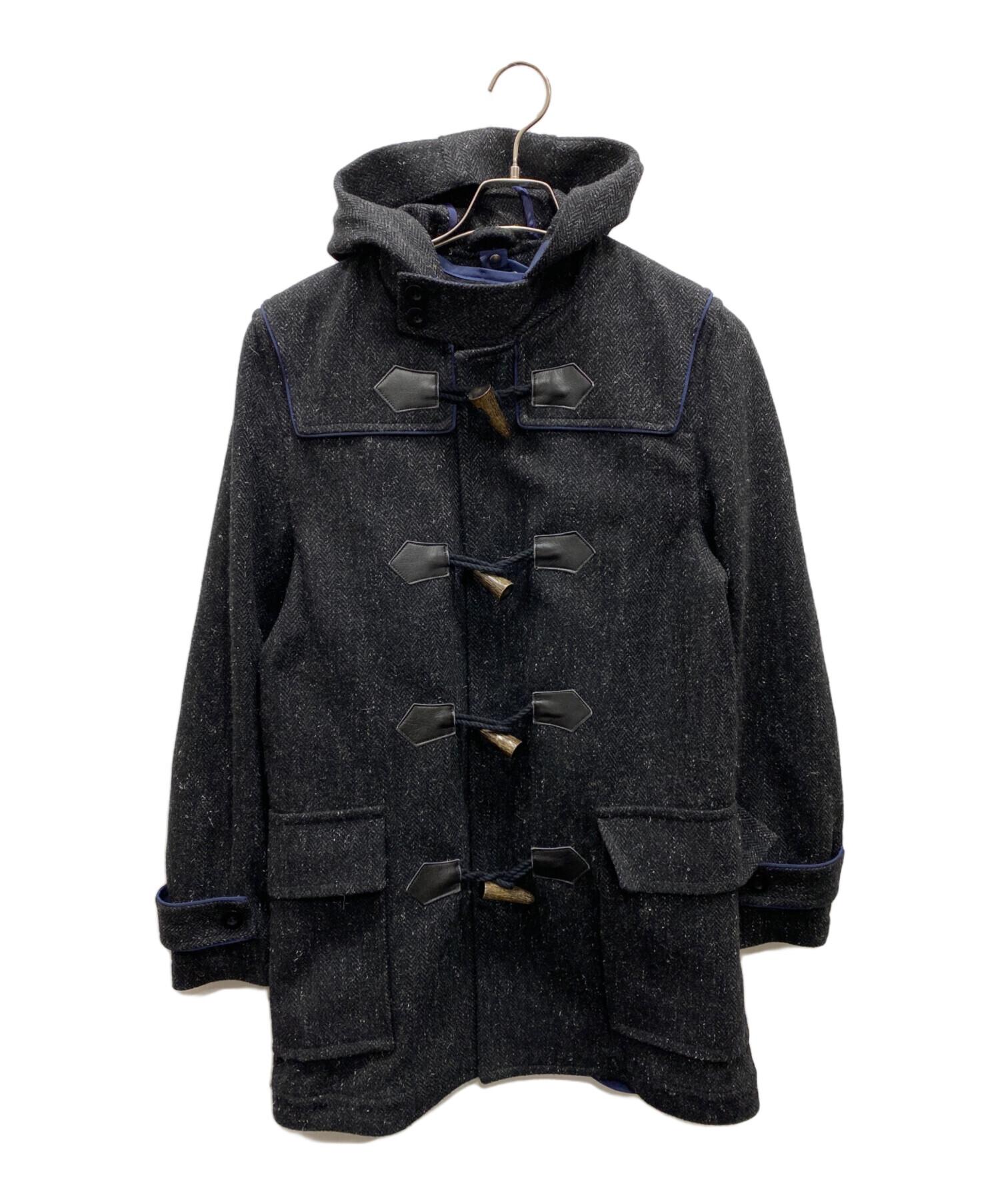 中古・古着通販】sacai (サカイ) 13AW ボアライナー付きウールヘリンボーンダッフルコート ブラック サイズ:1｜ブランド・古着通販  トレファク公式【TREFAC FASHION】スマホサイト