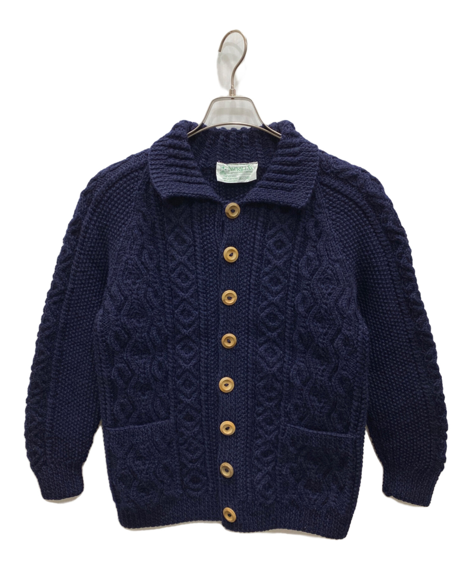 中古・古着通販】INVERALLAN (インバーアラン) 3a Lumber Cardigan ネイビー サイズ:ナシ｜ブランド・古着通販  トレファク公式【TREFAC FASHION】スマホサイト