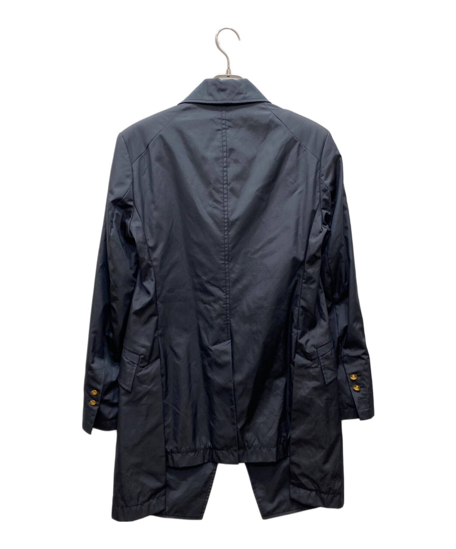 中古・古着通販】Vivienne Westwood man (ヴィヴィアン ウェストウッド マン) ナイロンコート ネイビー  サイズ:46｜ブランド・古着通販 トレファク公式【TREFAC FASHION】スマホサイト