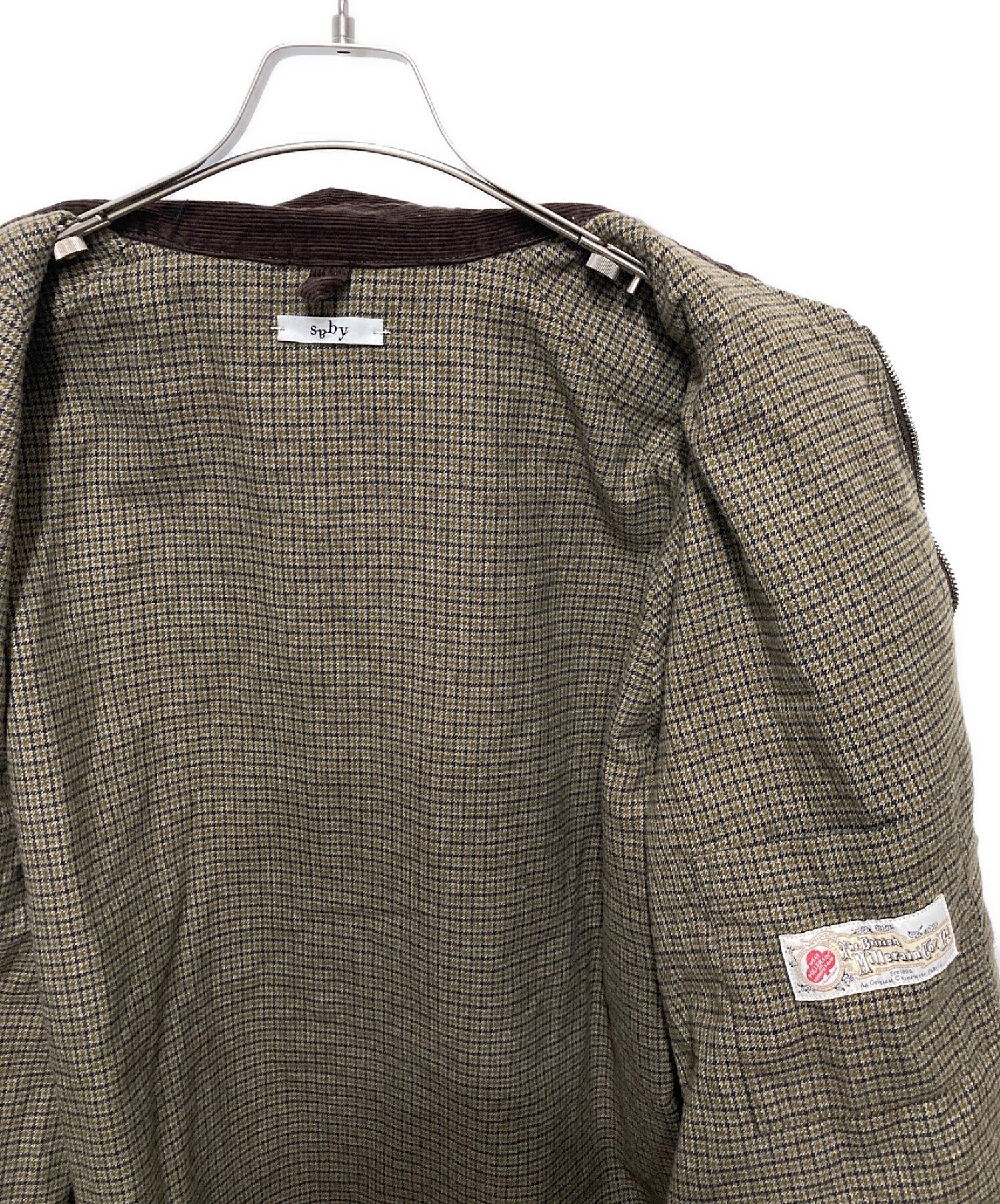 saby (サバイ) OILD JACKET - British Millerain - ブラウン サイズ:3(L)