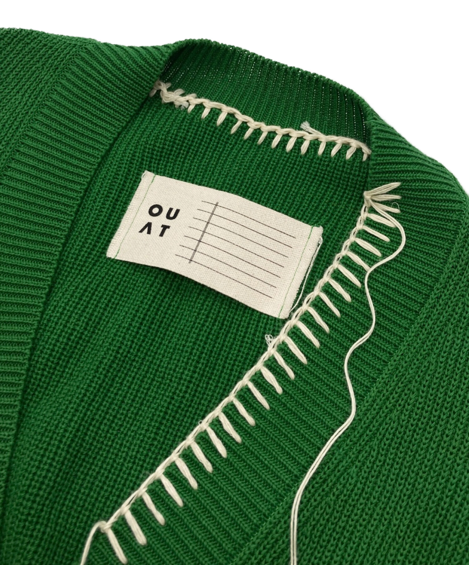 OUAT (オーユーエーティー) GREEN OFFICE CARDIGAN グリーン サイズ:2