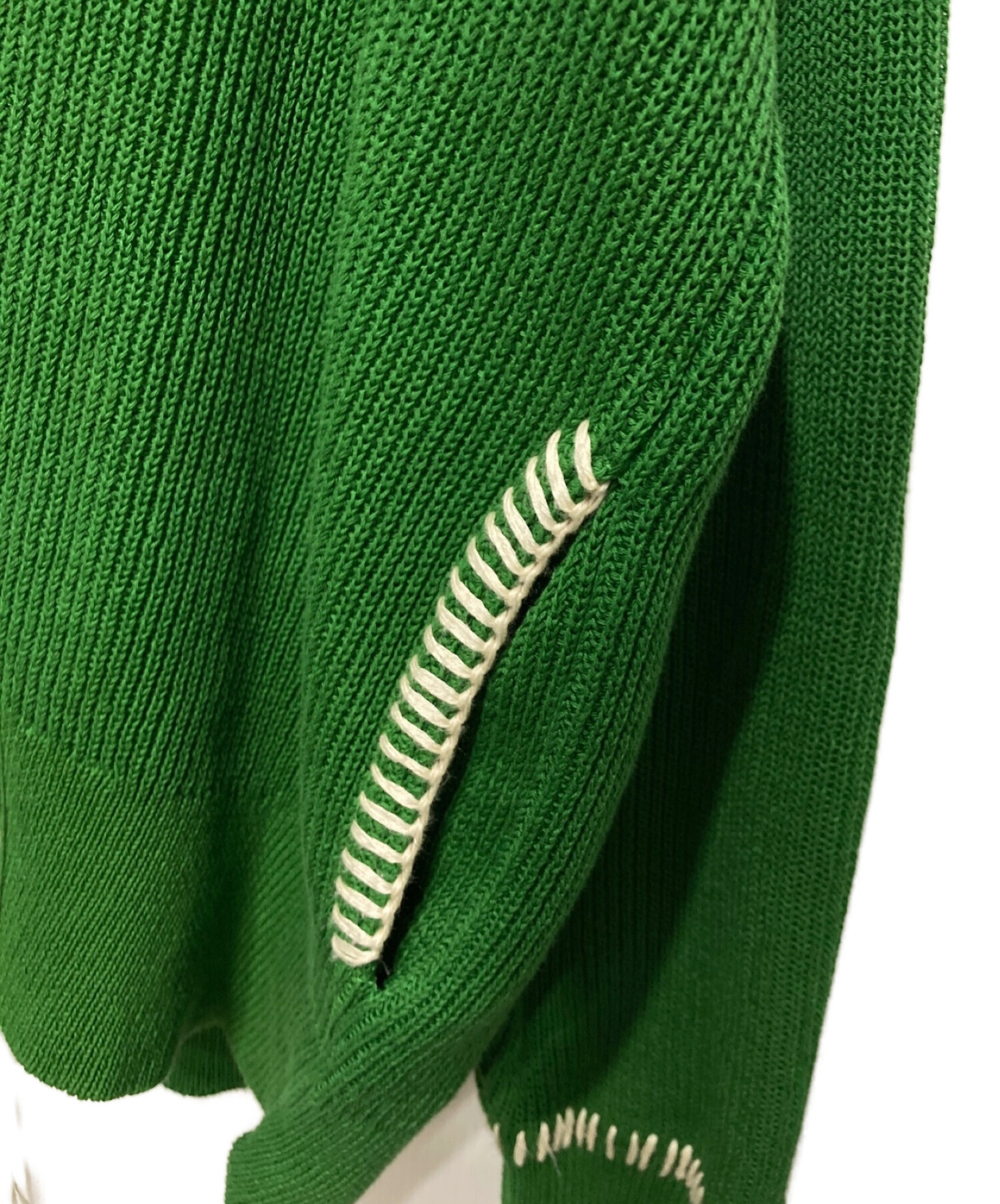 OUAT (オーユーエーティー) GREEN OFFICE CARDIGAN グリーン サイズ:2