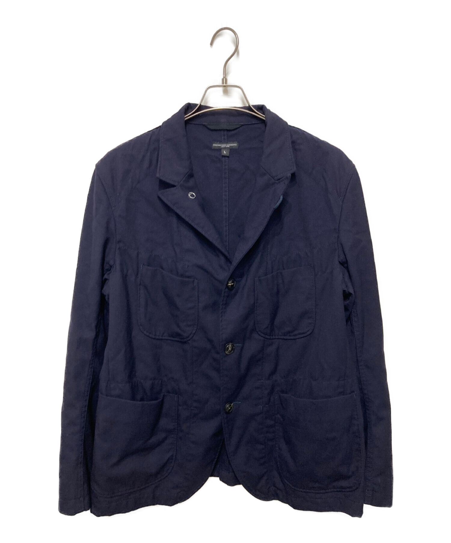 Engineered Garments (エンジニアドガーメンツ) ウールサージベッドフォードジャケット ネイビー サイズ:L