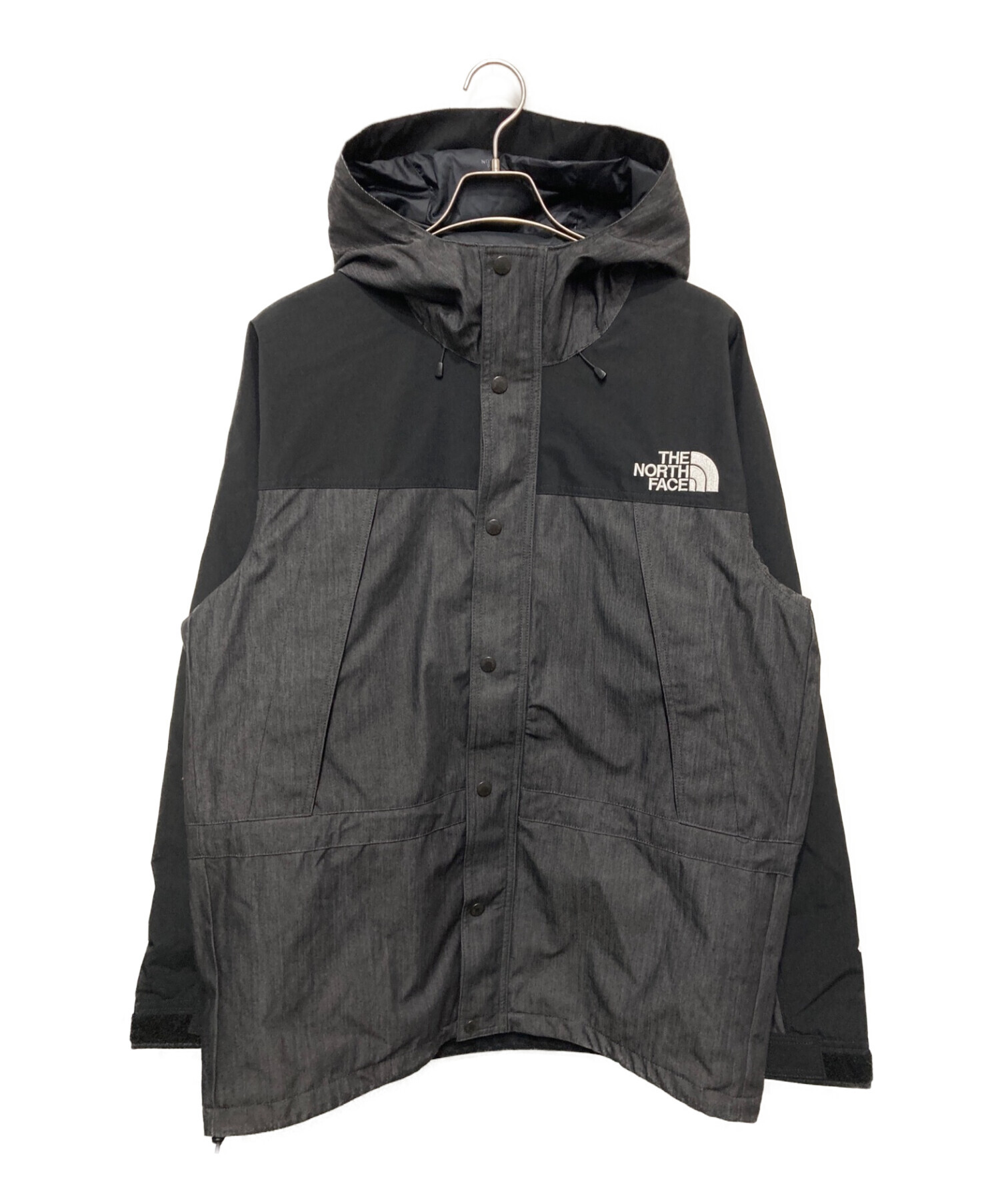 THE NORTH FACE (ザ ノース フェイス) Mountain Light Denim Jacket/マウンテンライトデニムジャケット  ナイロンブラックデニム サイズ:XXL 未使用品