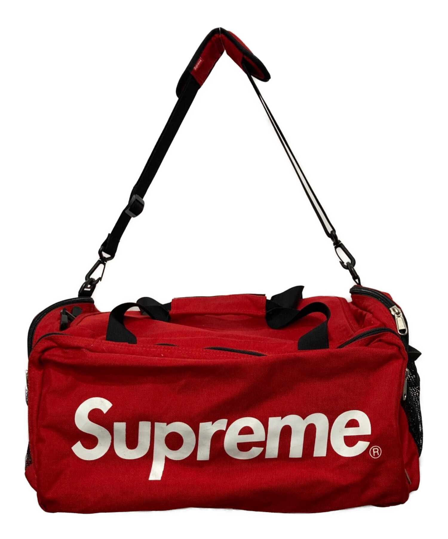 SUPREME (シュプリーム) ダッフルバッグ レッド サイズ:なし