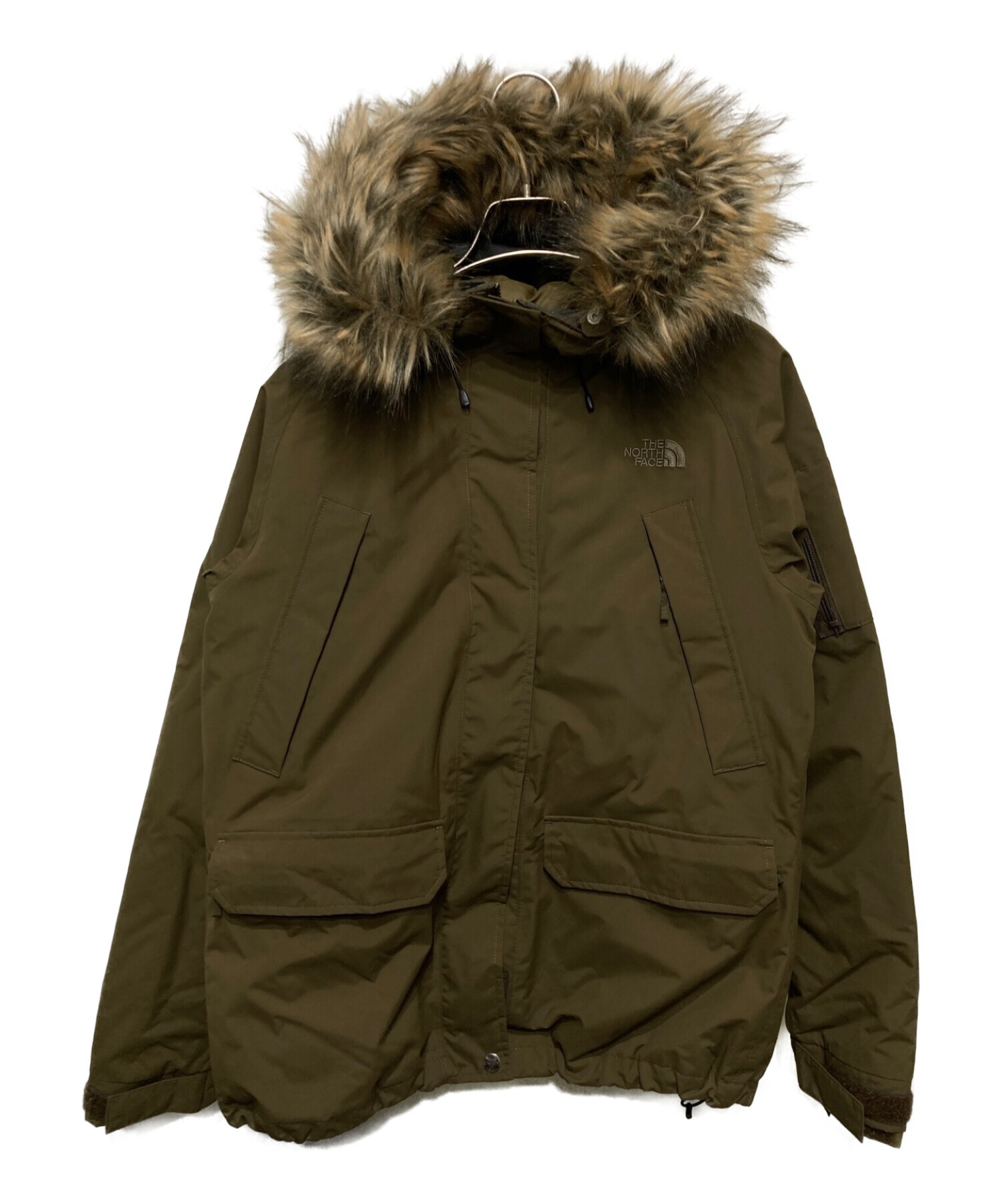 THE NORTH FACE (ザ ノース フェイス) GTXパフマグネ トリクライメイトコート カーキ サイズ:L