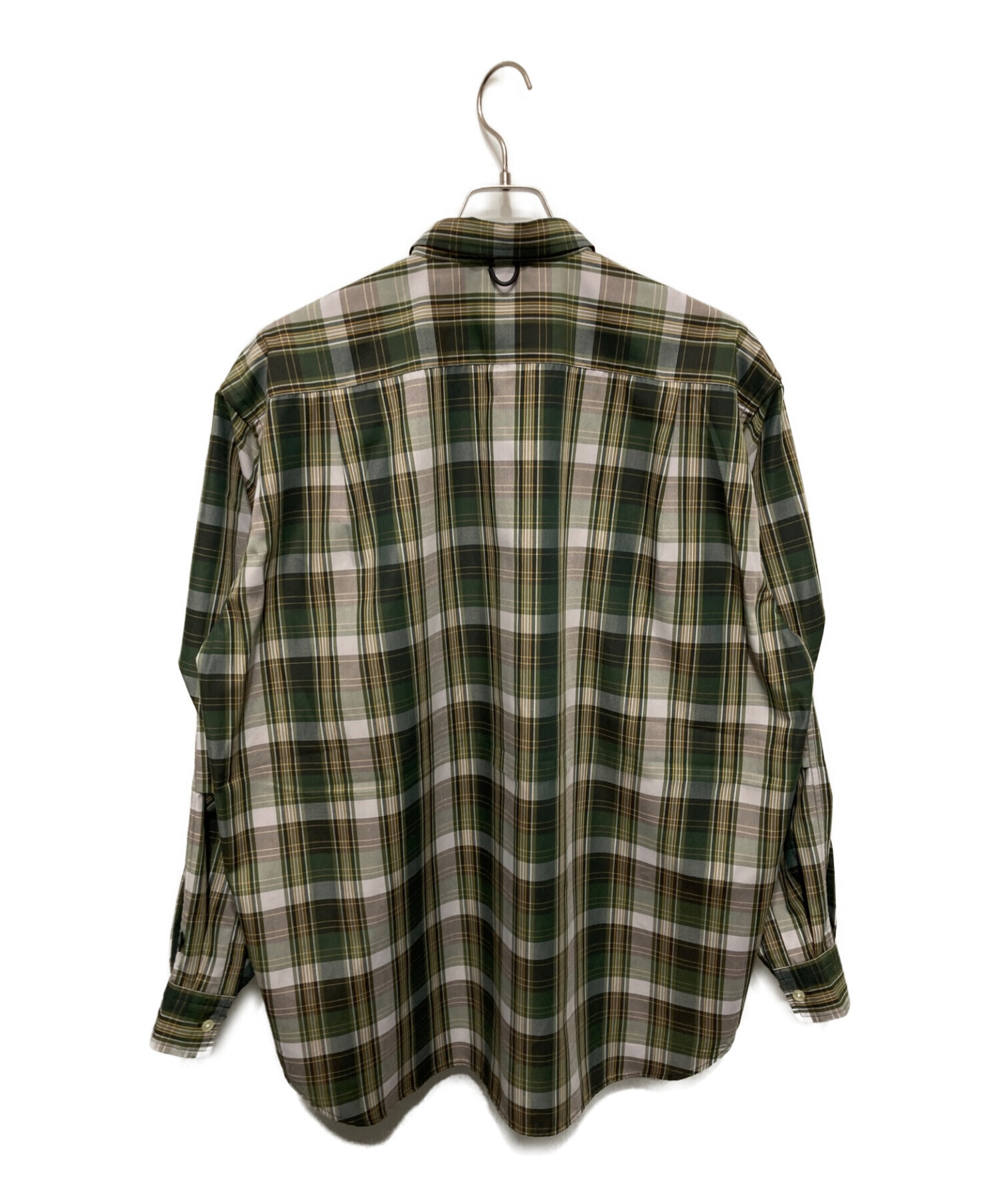 DAIWA PIER39 (ダイワ ピア39) TECH REGULAR COLLAR SHIRTS L/S PLAIDS - GREEN CHECK  グリーン サイズ:M