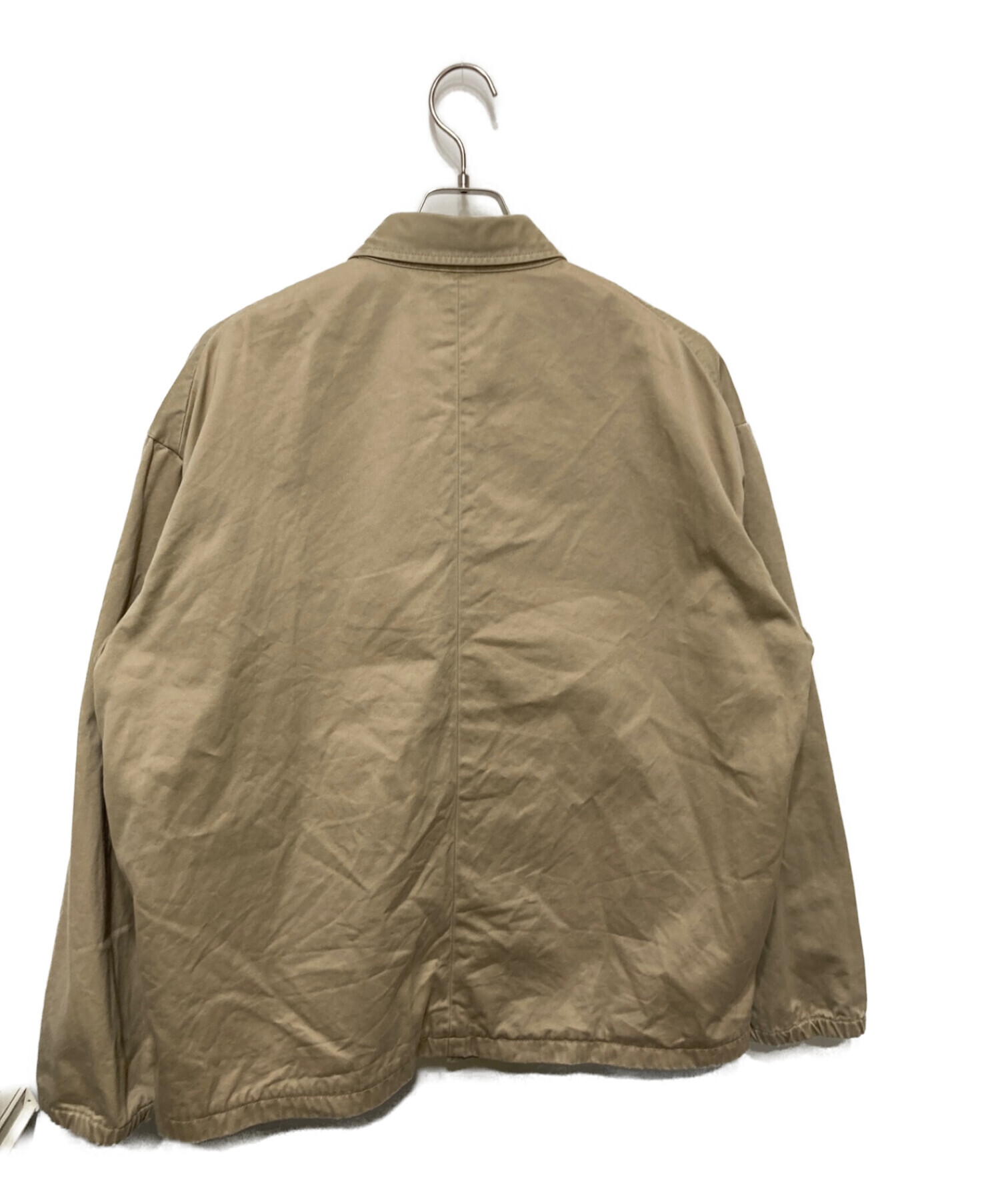 中古・古着通販】UNUSED (アンユーズド) chino coach jacket ベージュ