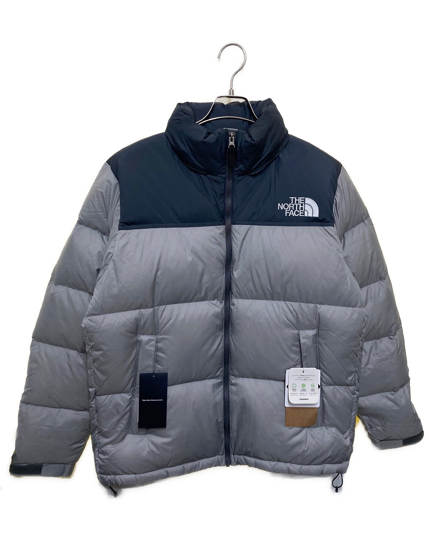 THE NORTH FACE (ザ ノース フェイス) NUPTSE JACKET バナディスグレー×メルドグレー サイズ:L 未使用品