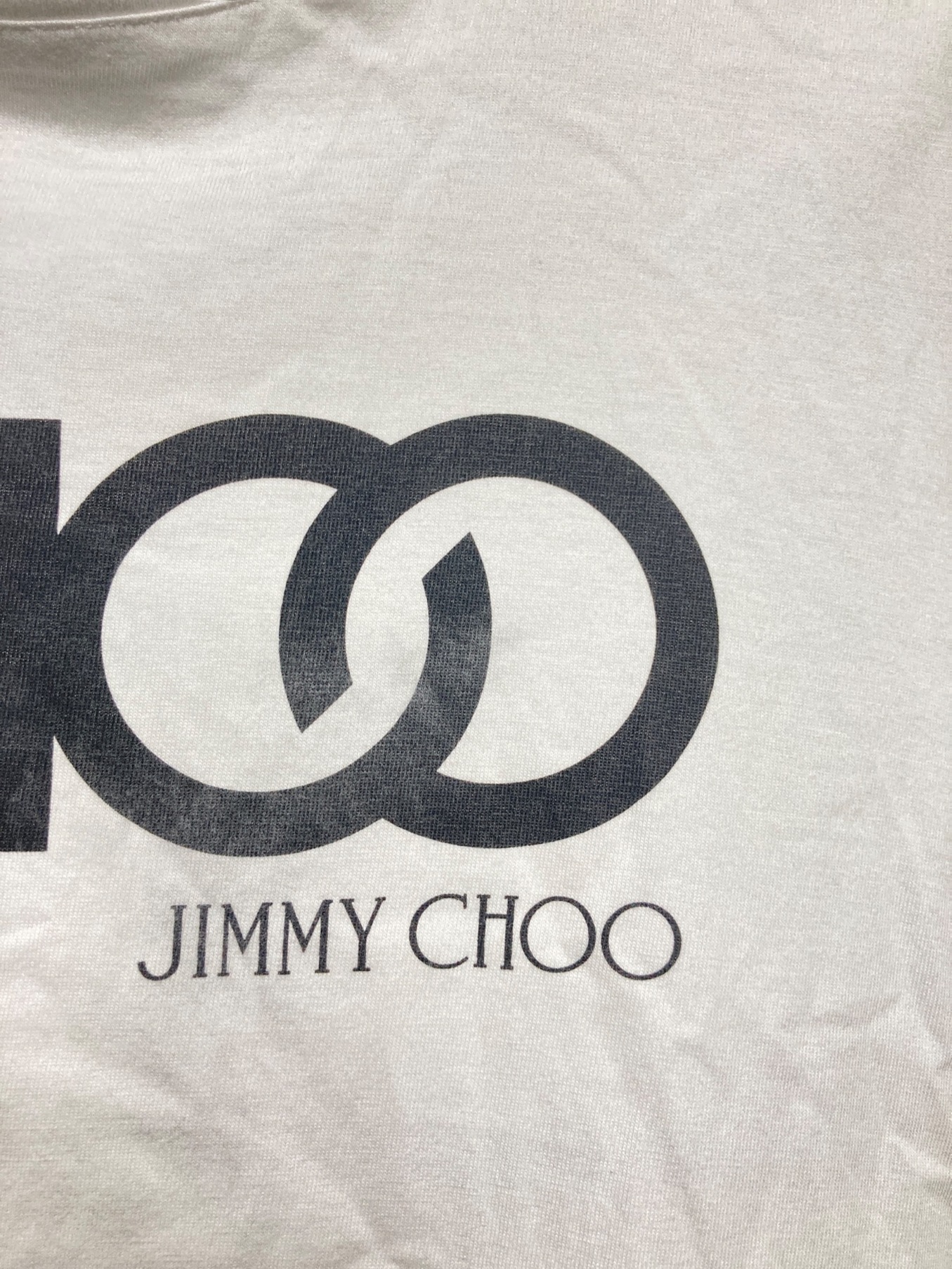 中古・古着通販】JIMMY CHOO (ジミーチュウ) Tシャツ ホワイト サイズ