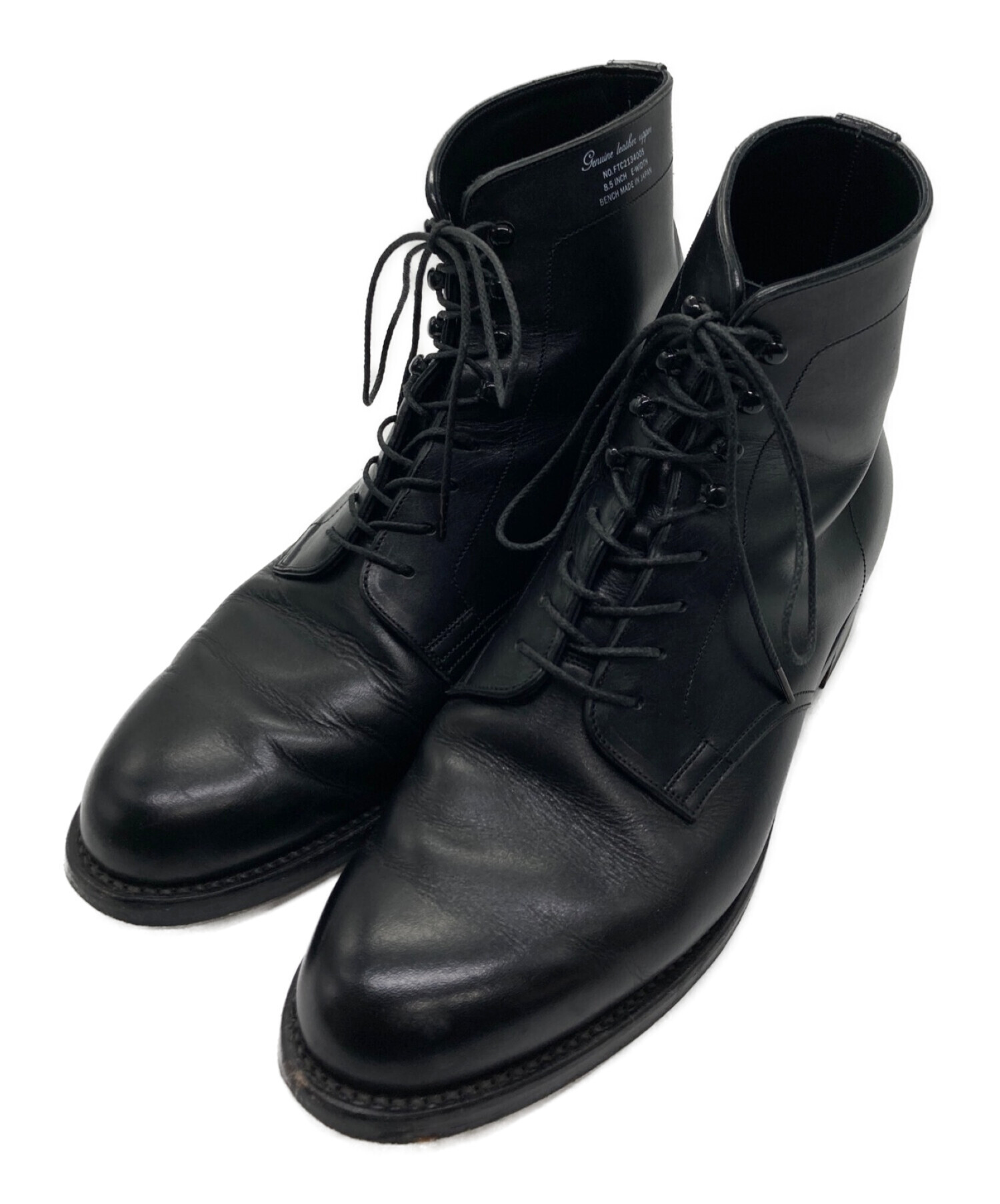 foot the coacher (フットザコーチャー) LACE UP BOOTS ブラック サイズ:26.5㎝