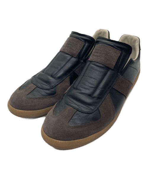 中古・古着通販】Maison Margiela 22 (メゾンマルジェラ) ジャーマントレーナースリッポン ブラック×ブラウン サイズ:44｜ブランド・ 古着通販 トレファク公式【TREFAC FASHION】スマホサイト