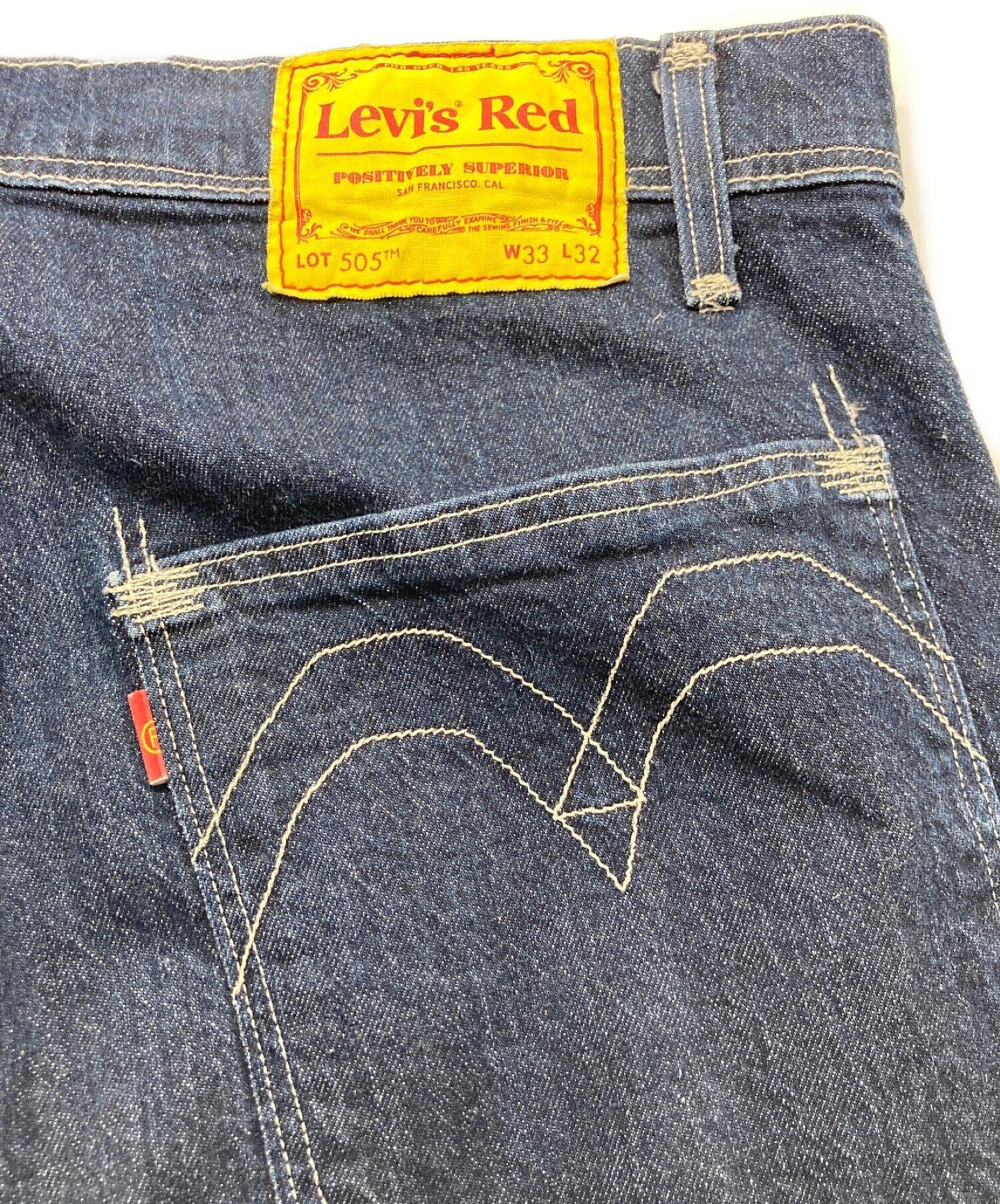 LEVI'S RED (リーバイス レッド) 505デニムパンツ インディゴ サイズ:W33