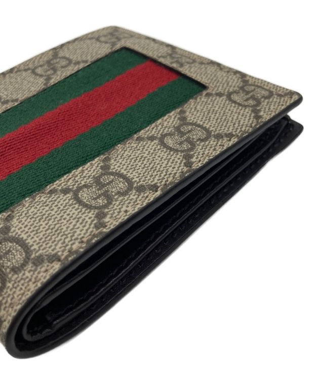 中古・古着通販】GUCCI (グッチ) 2つ折り財布 ベージュ サイズ:なし 