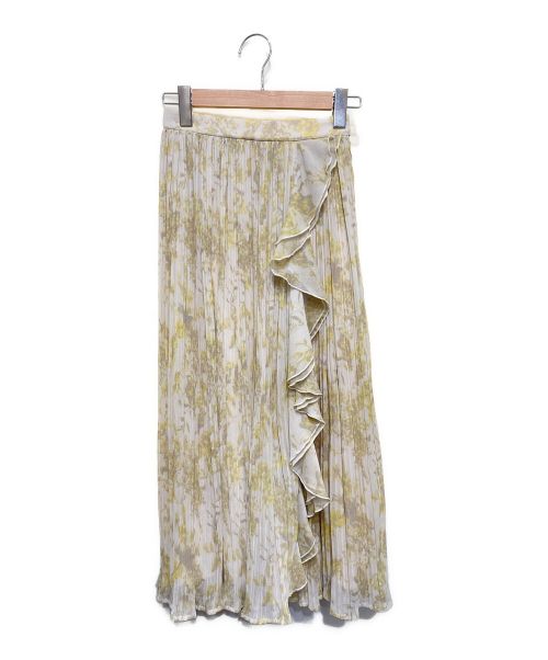 中古・古着通販】HER LIP TO (ハーリップトゥ) Pleated Chiffon Long Skirt アイボリー  サイズ:S｜ブランド・古着通販 トレファク公式【TREFAC FASHION】スマホサイト