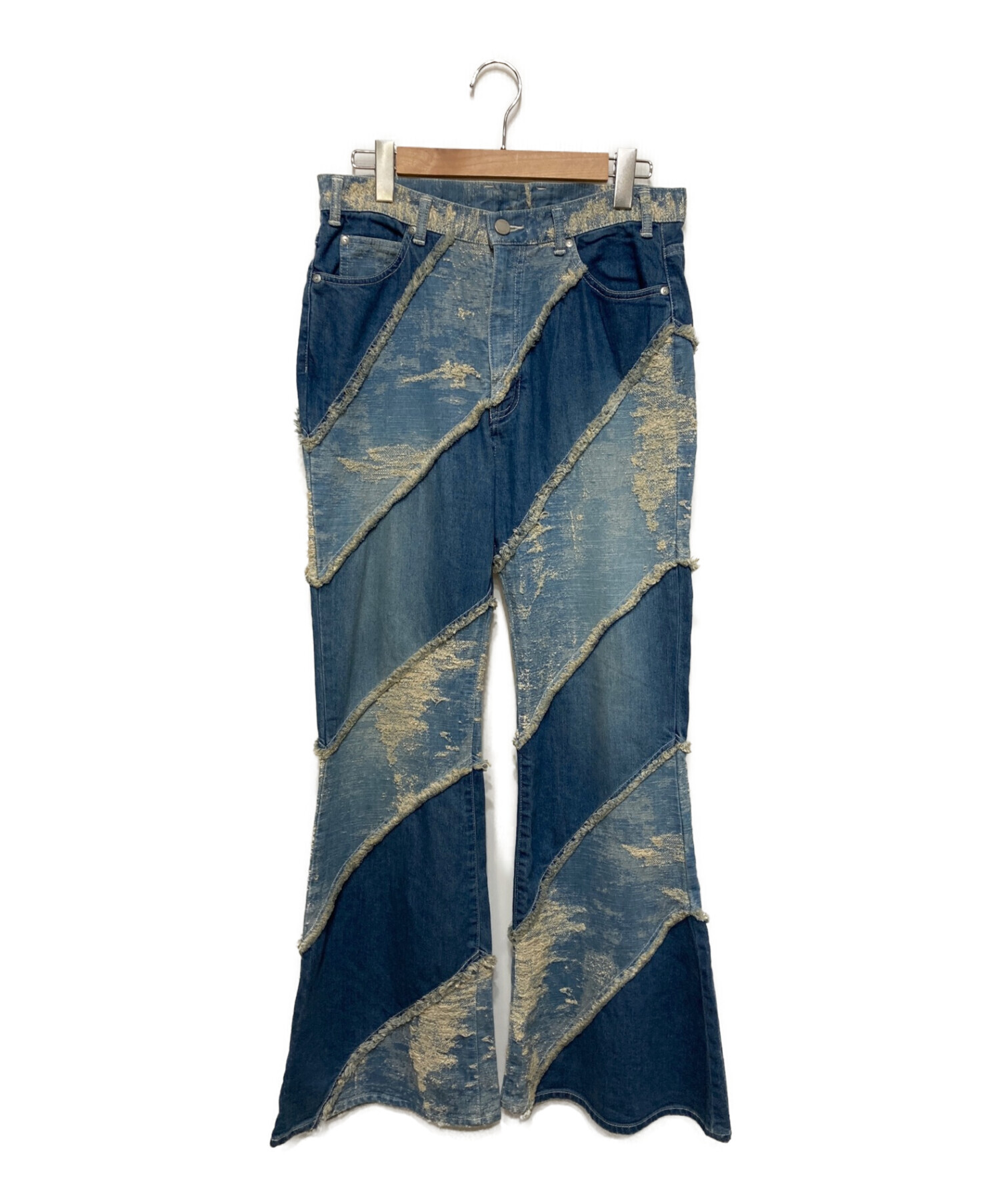 中古・古着通販】TAAKK (ターク) DENIM ESCARGOT FLARE インディゴ