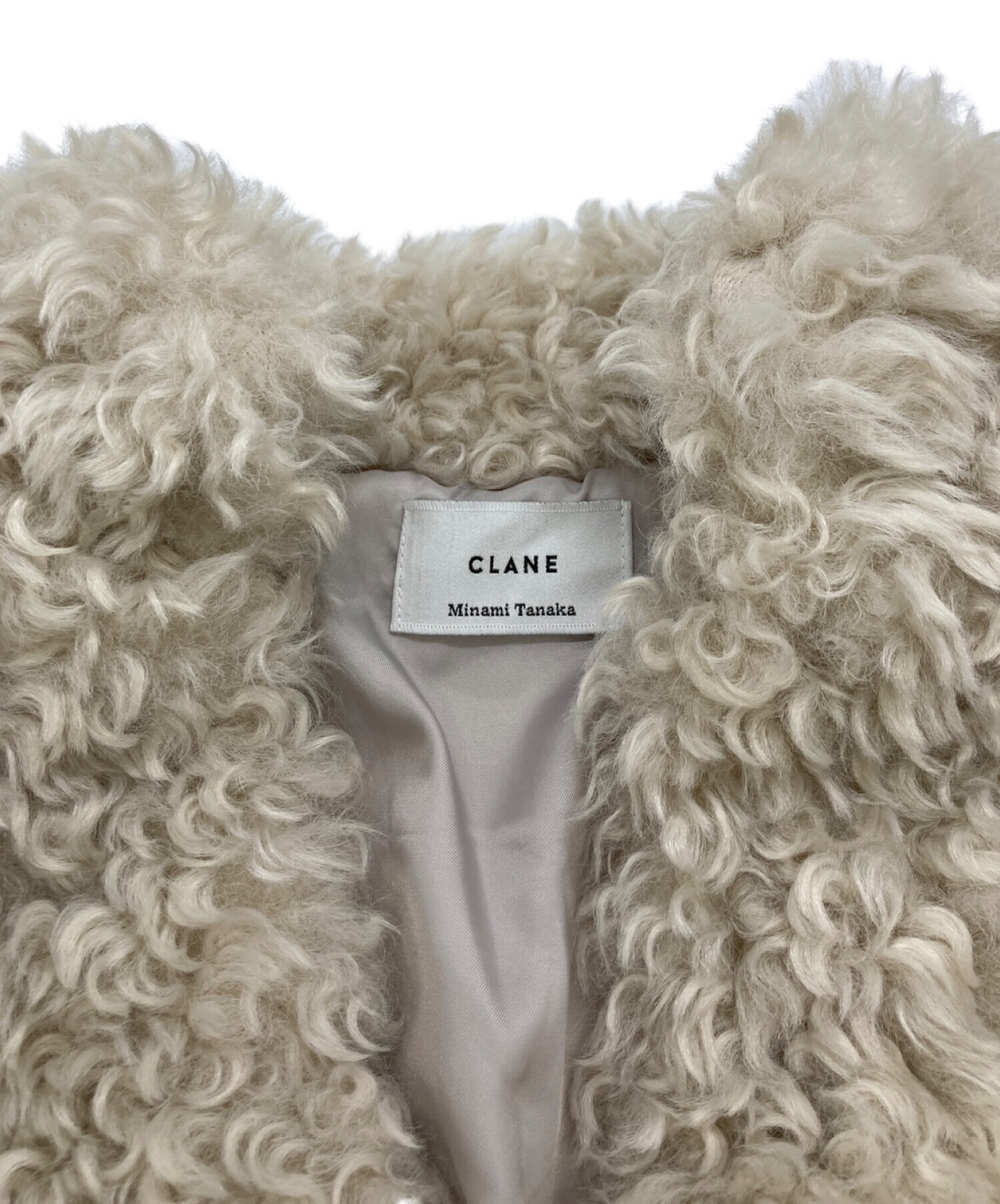 MINAMI TANAKA×CLANE CURL FUR SHORT COAT | nate-hospital.com