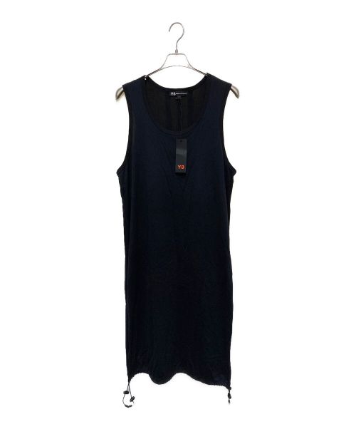 中古・古着通販】Y-3 (ワイスリー) Drawstring Long Tank Top ブラック