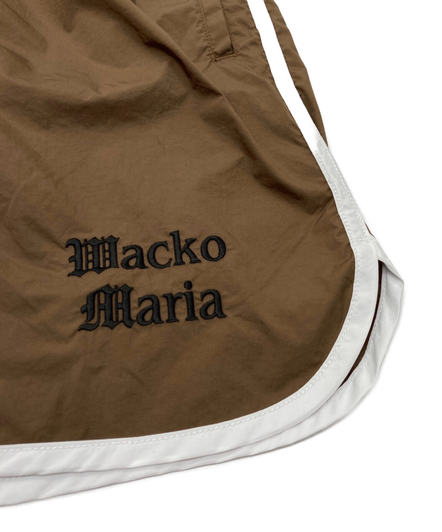 WACKO MARIA (ワコマリア) athletic shorts ブラウン サイズ:L