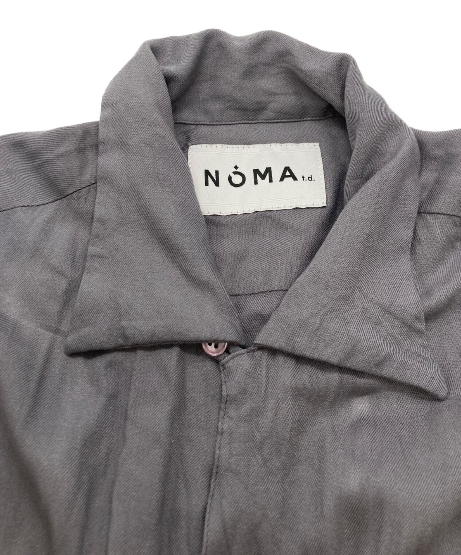 中古・古着通販】NOMA t.d. (ノーマティーディー) Bandana Hand-Embroidery Shirt グレー  サイズ:SIZE4｜ブランド・古着通販 トレファク公式【TREFAC FASHION】スマホサイト