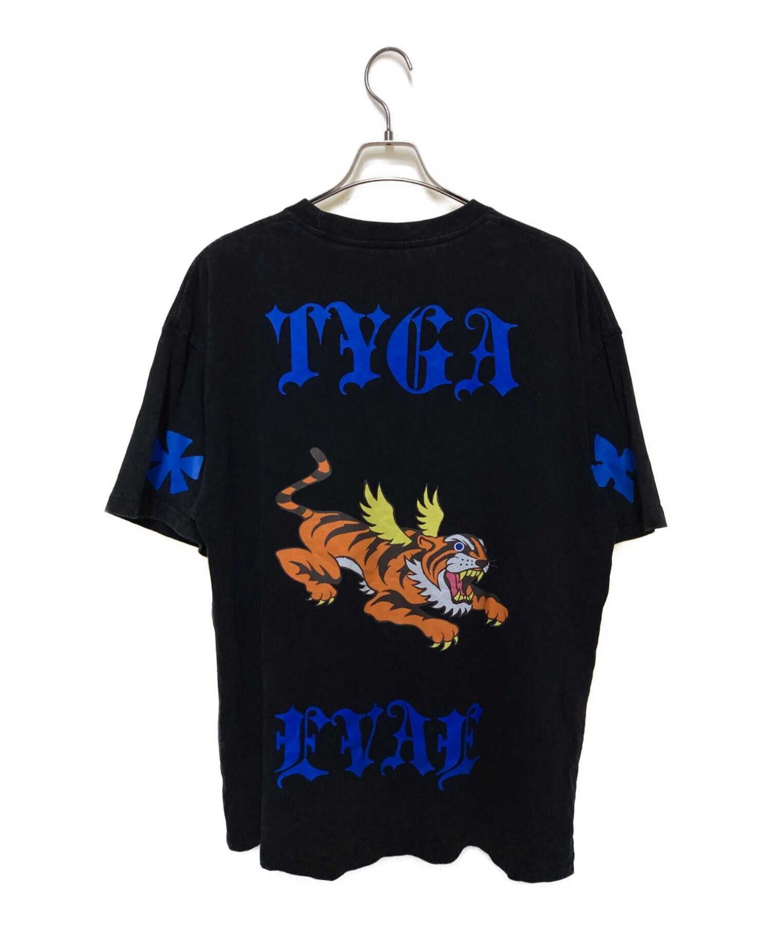 TYGA (タイガ) EVAE MOB (エバーモブ) Tシャツ ブラック サイズ:XL