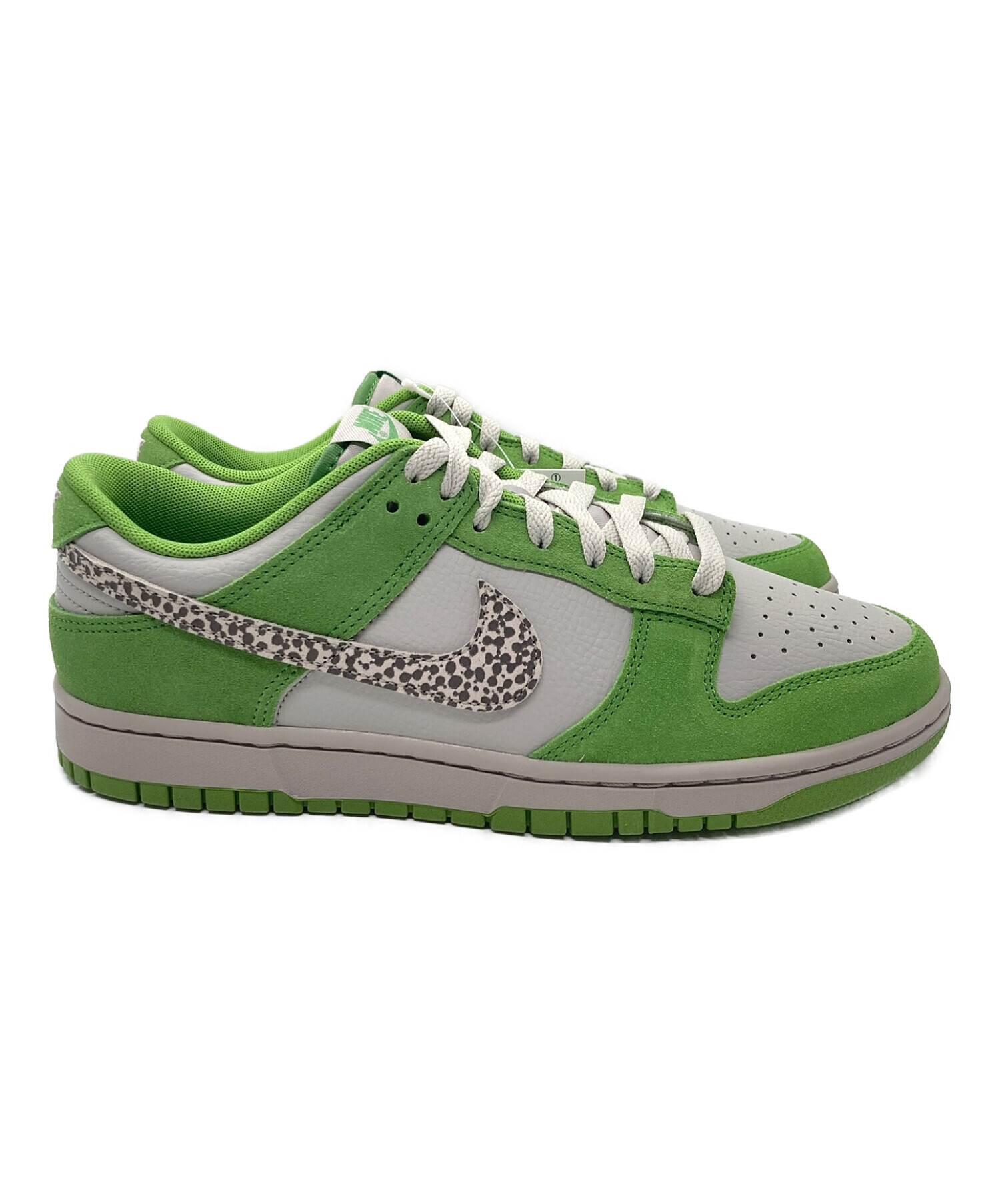 NIKE (ナイキ) Dunk Low AS SAFARI SWOOSH 黄緑 サイズ:27.5