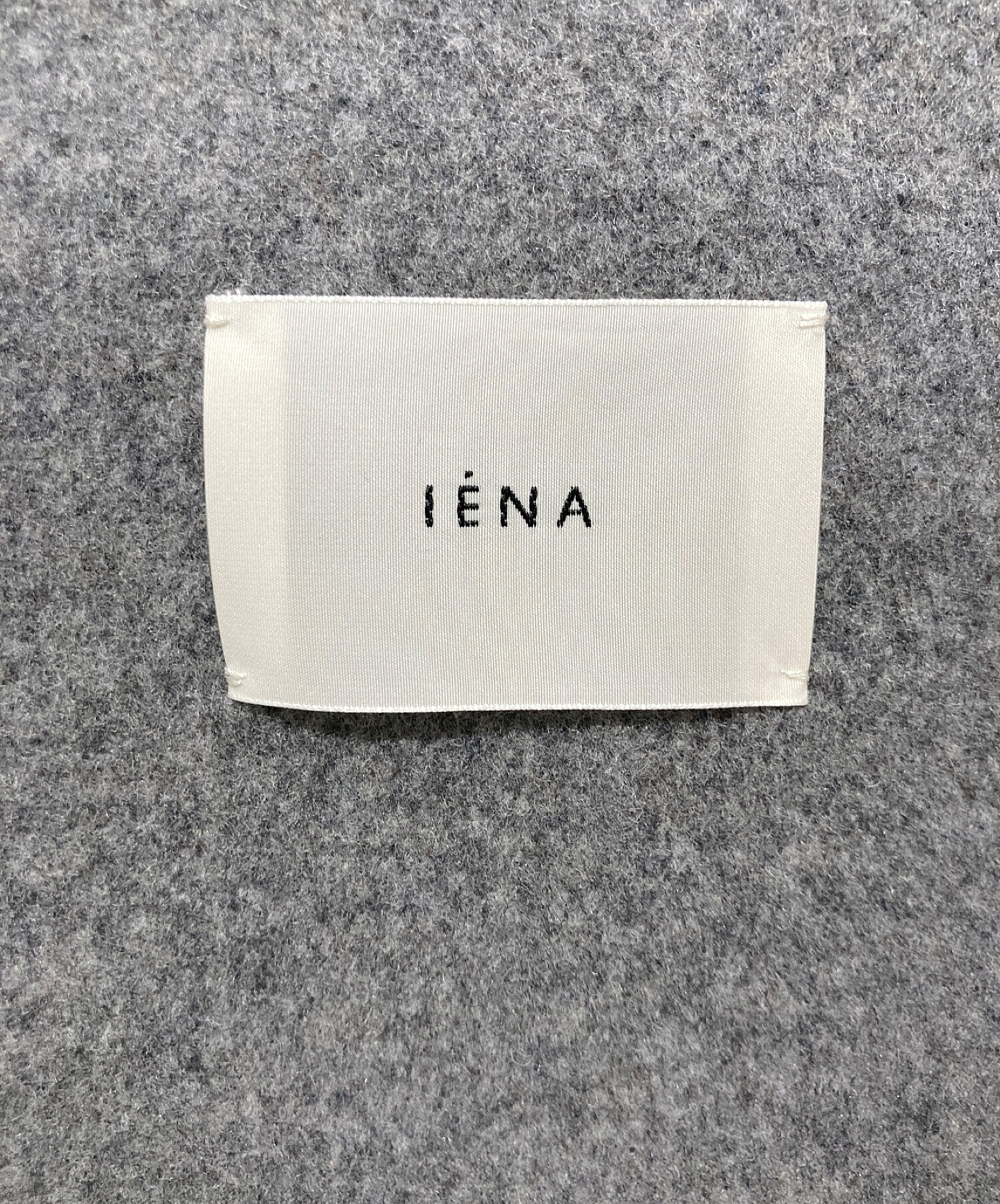 中古・古着通販】IENA (イエナ) ウールトリミングポンチョ グレー