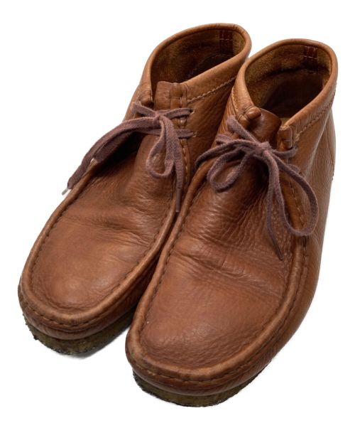 【中古・古着通販】CLARKS (クラークス) ワラビーブーツ ブラウン