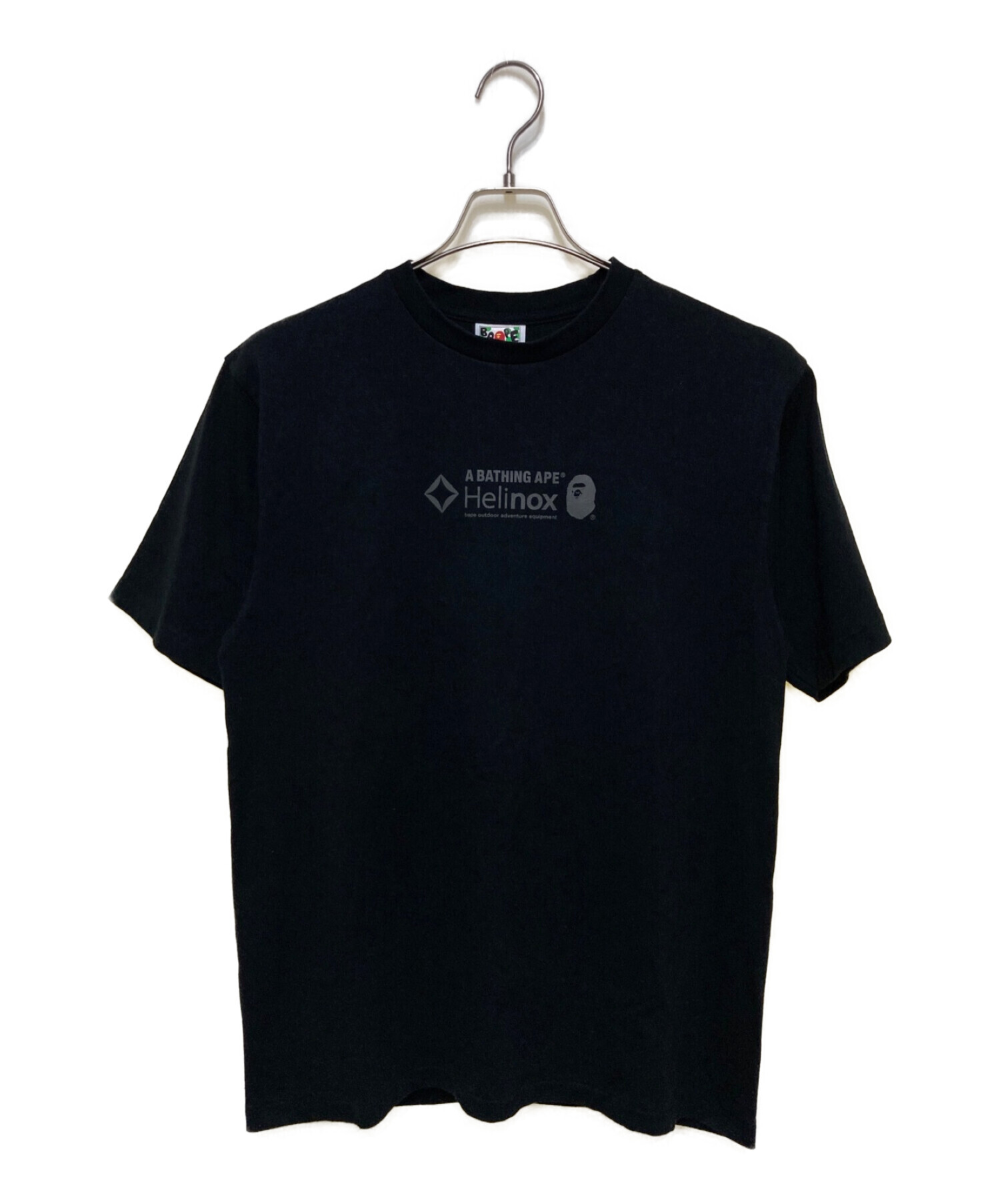 A BATHING APE (ア ベイシング エイプ) Helinox (ヘリノックス) BAPE X HELINOX TEE ブラック サイズ:L