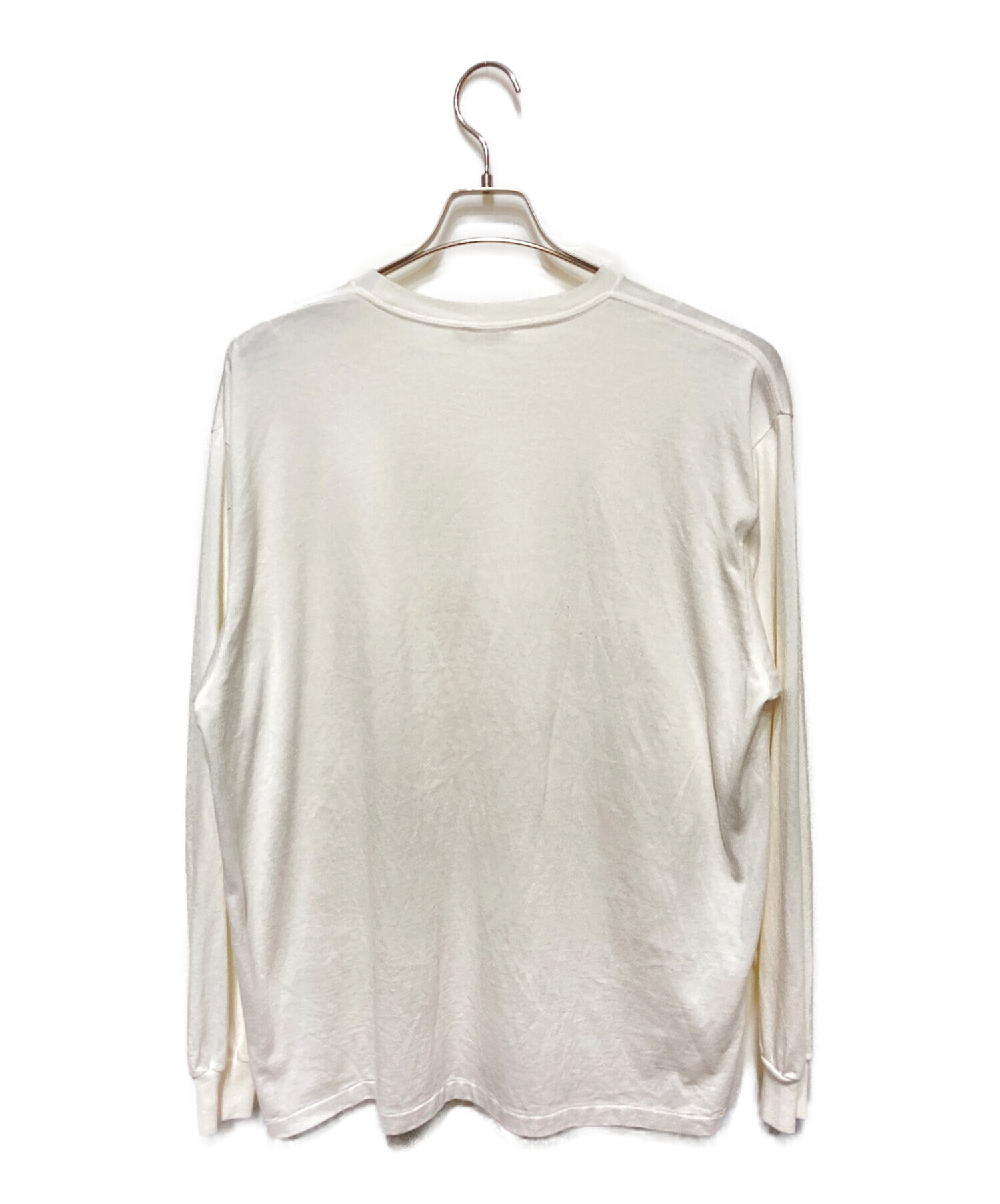 AURALEE (オーラリー) LUSTER PLAITING L/S TEE ホワイト サイズ:5