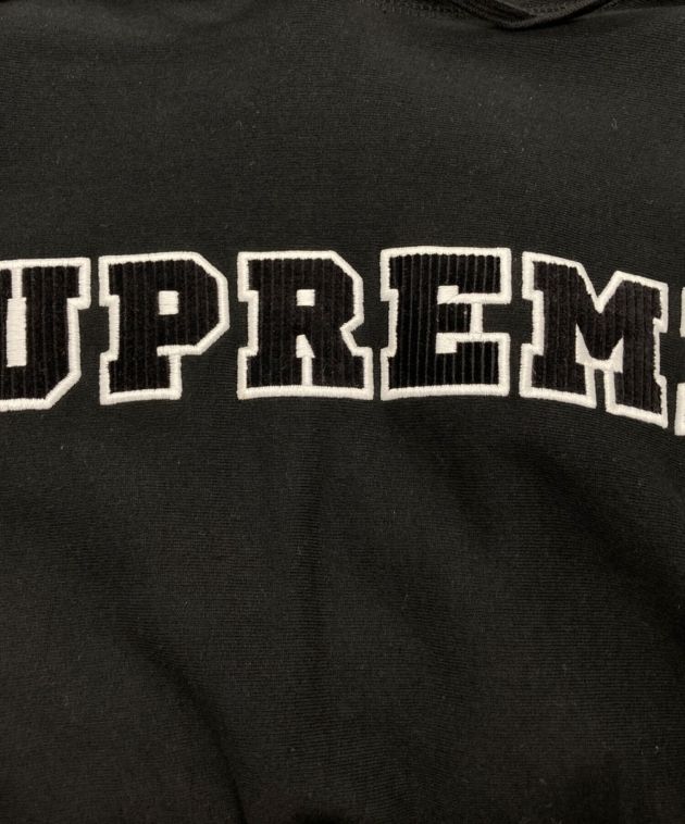 中古・古着通販】SUPREME (シュプリーム) Cord Collegiate Logo Hooded ...