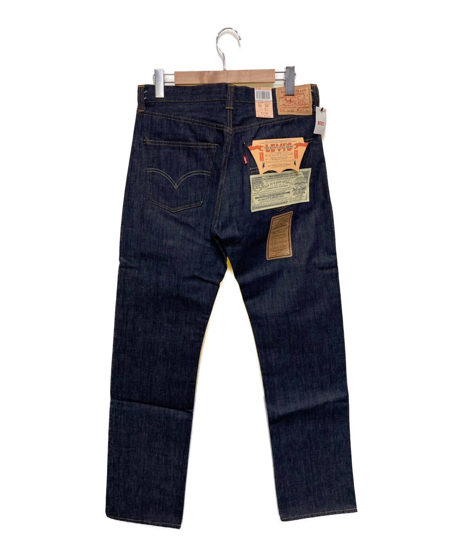 LEVI'S (リーバイス) 復刻501XX インディゴ サイズ:W34×L36 未使用品