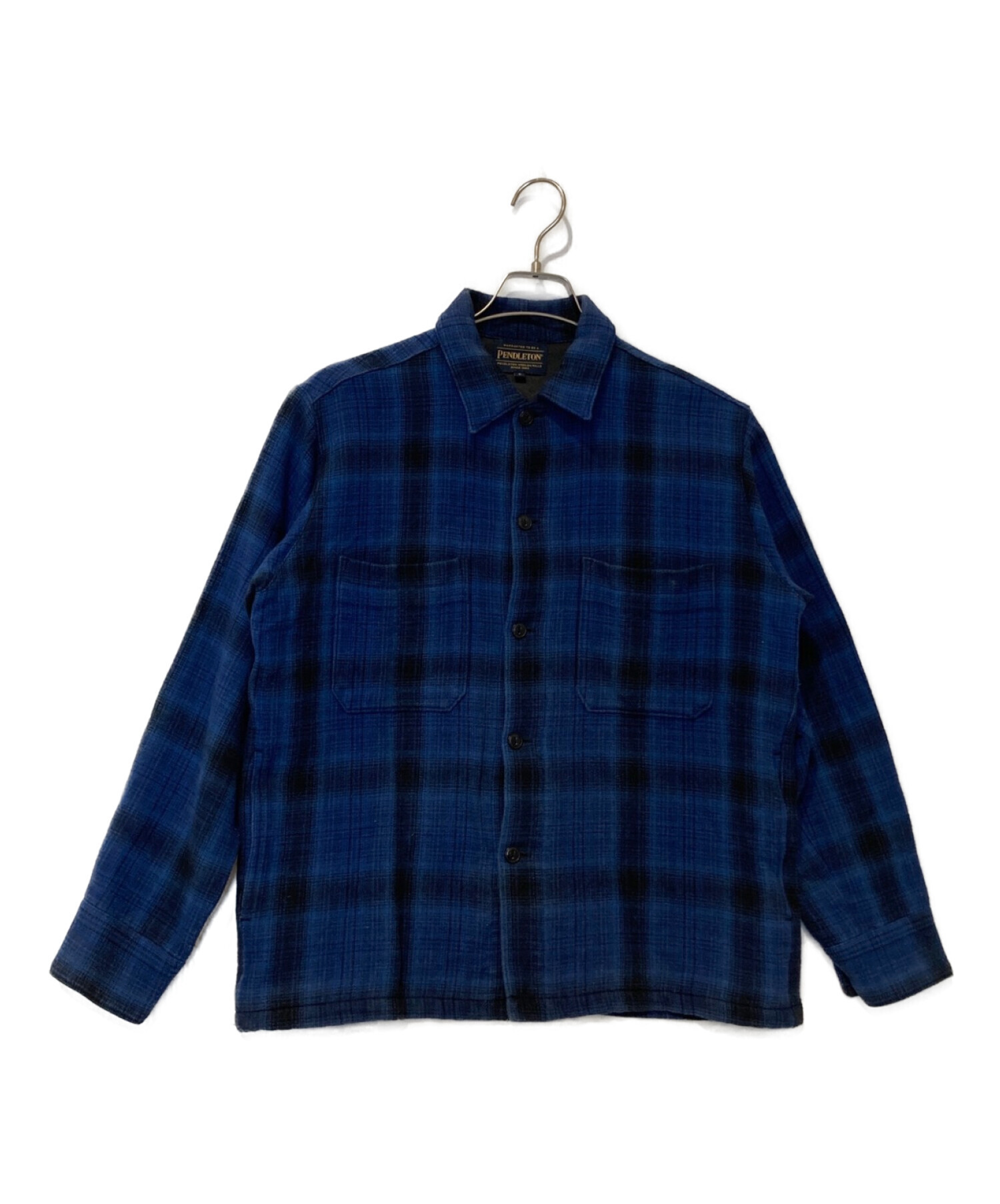 PENDLETON (ペンドルトン) オンブレチェックシャツジャケット ネイビー サイズ:S