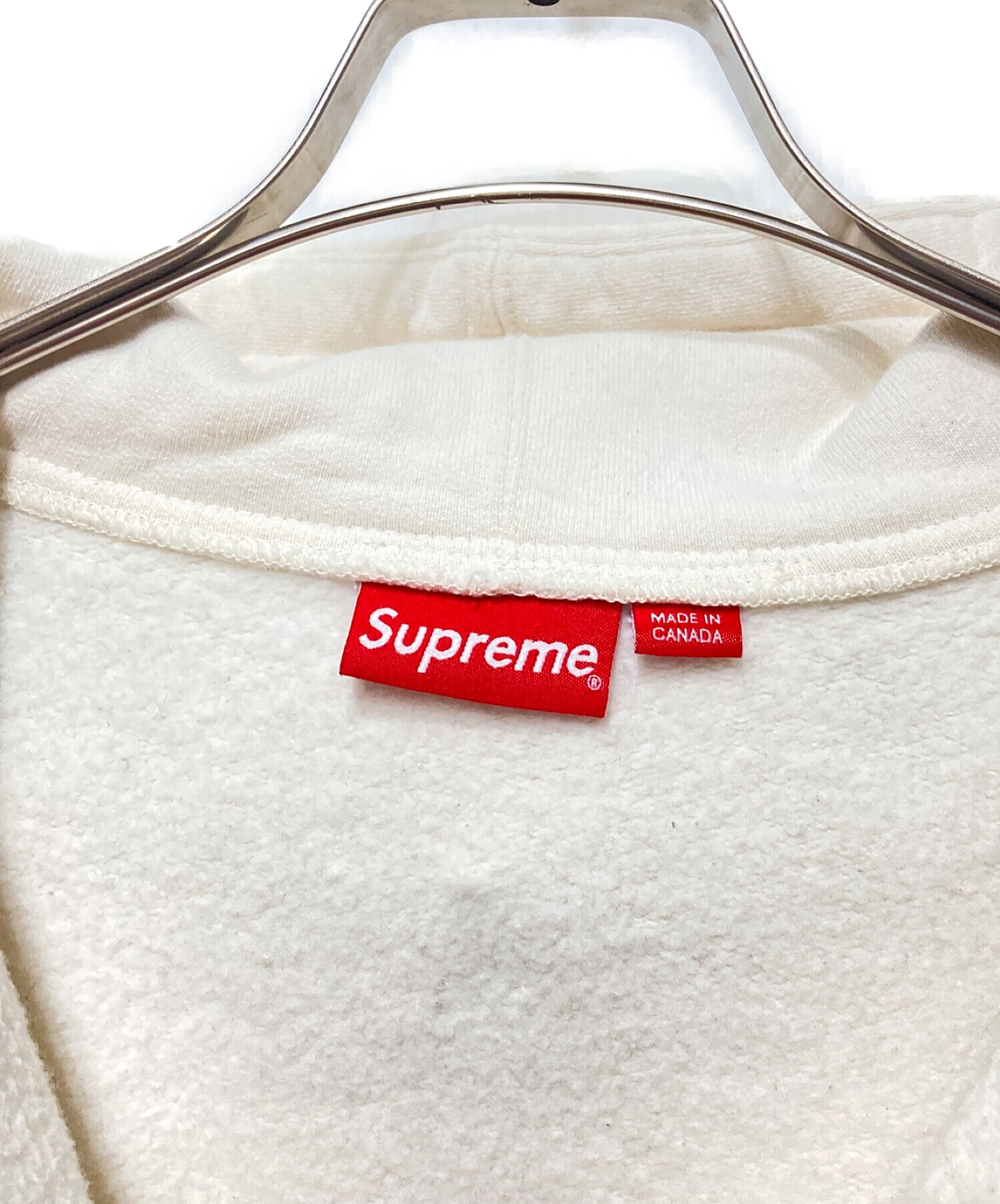 中古・古着通販】SUPREME (シュプリーム) Text Stripe Zip Up Hooded