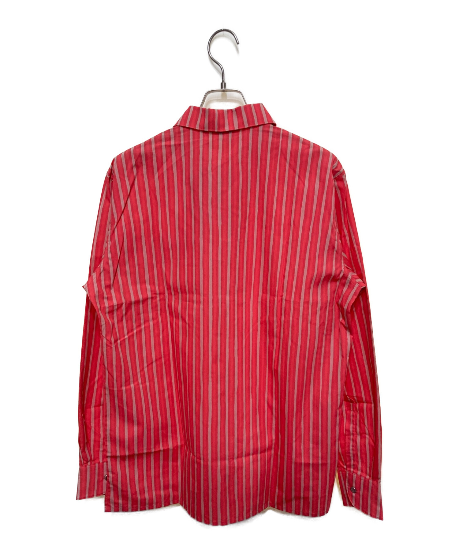 marimekko (マリメッコ) JOKAPOIKAストライプシャツ ショッキングピンク サイズ:XS 未使用品