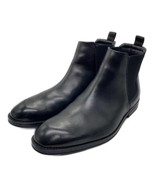 中古・古着通販】CLARKS (クラークス) サイドゴアブーツ ブラック