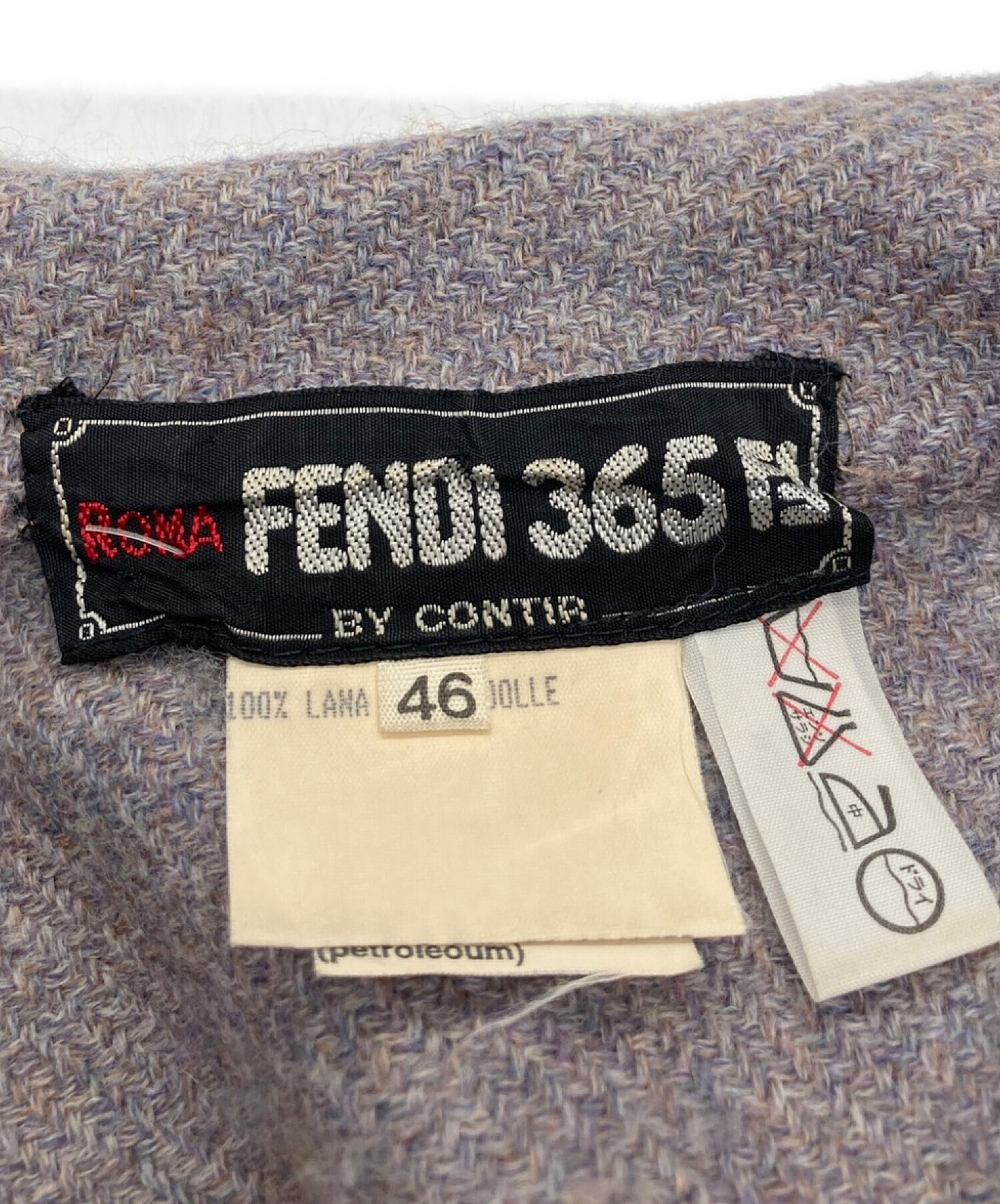 中古・古着通販】FENDI 365 (フェンディ) ウールコート グレー サイズ