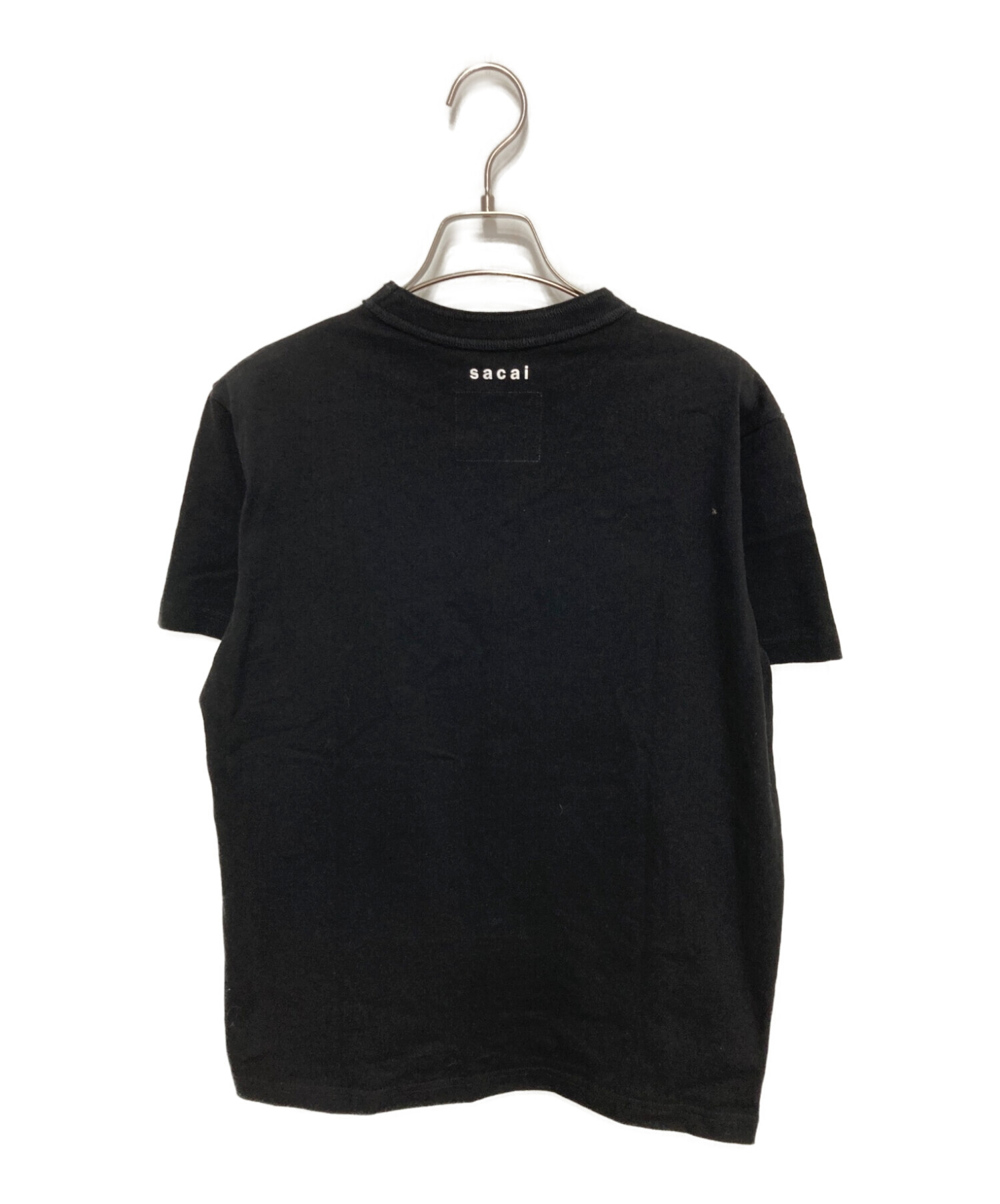 中古・古着通販】sacai (サカイ) KAWS Flock Print T-Shirt ブラック ...