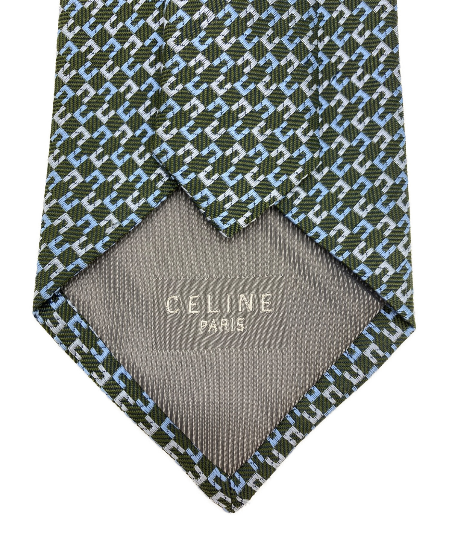 中古・古着通販】CELINE (セリーヌ) ネクタイ ブルー サイズ:表記無し