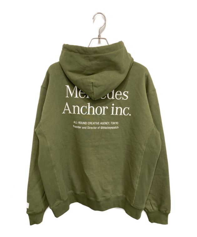 中古・古着通販】MERCEDES ANCHOR INC (メルセデス アンカー インク) Hoodie オリーブ サイズ:XL｜ブランド・古着通販  トレファク公式【TREFAC FASHION】スマホサイト