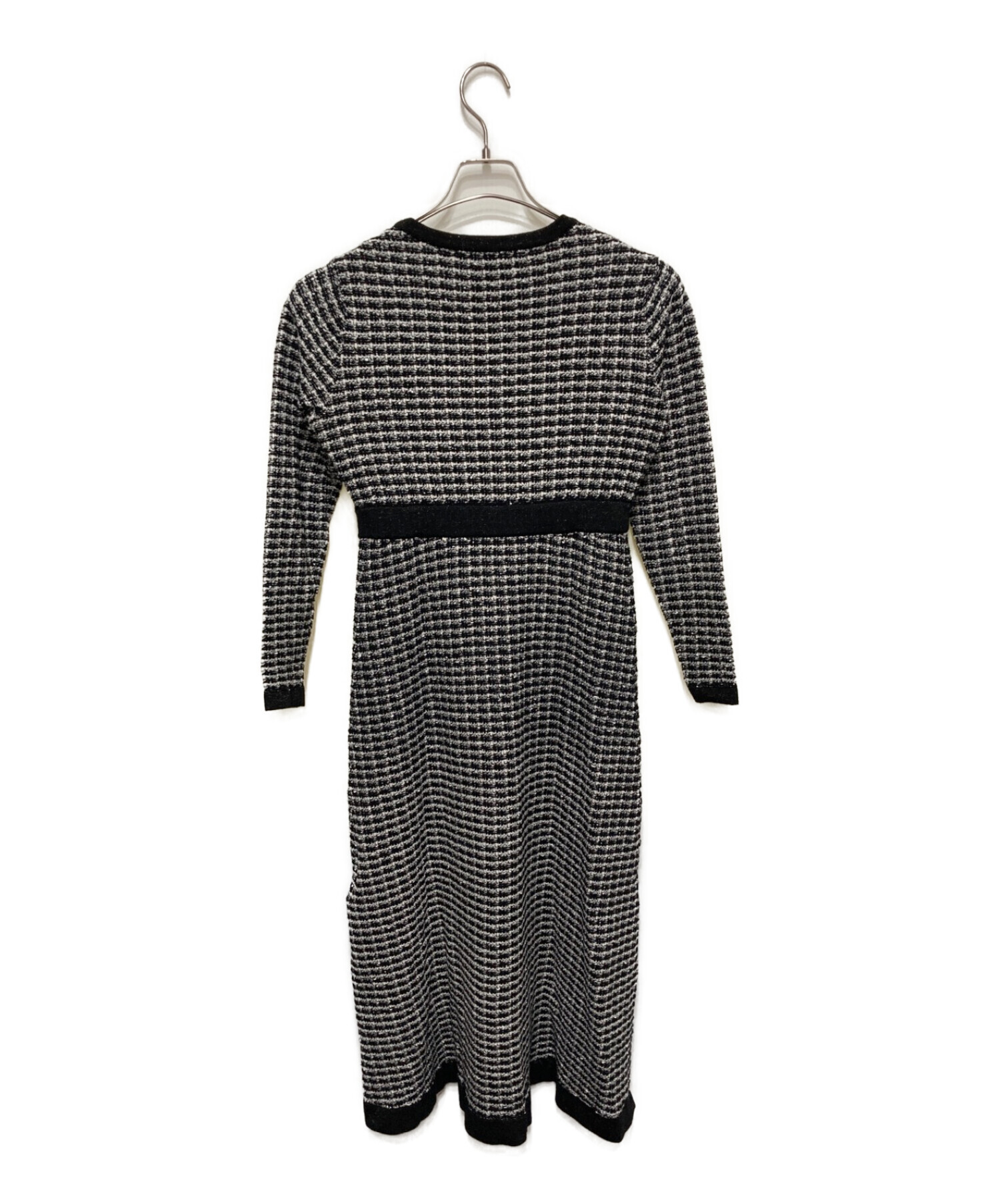 HER LIP TO (ハーリップトゥ) Normandie Knit Dress グレー サイズ:S