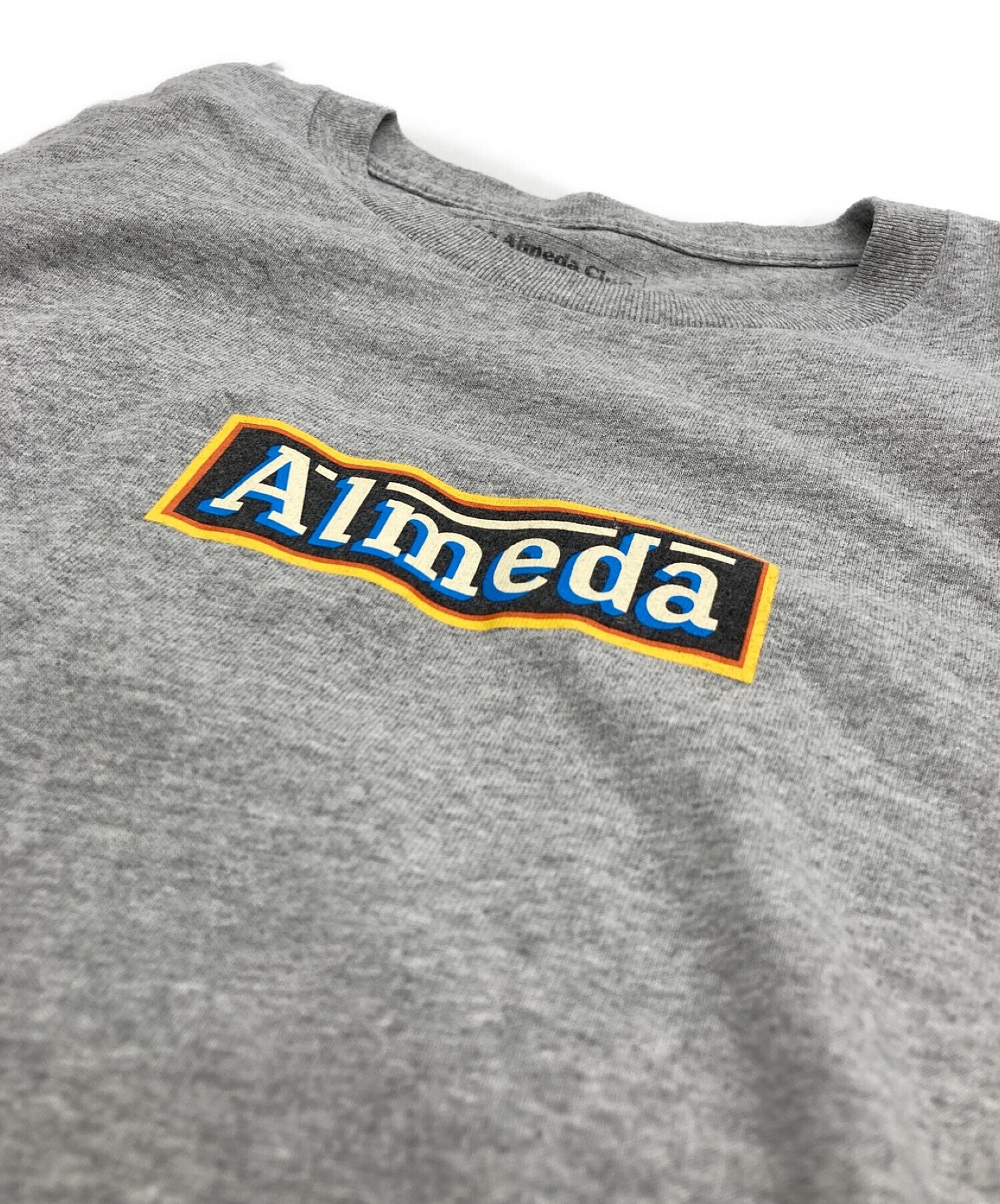 The Almeda Club (ザアラメダクラブ) Box Logo Short Sleeve グレー サイズ:XL