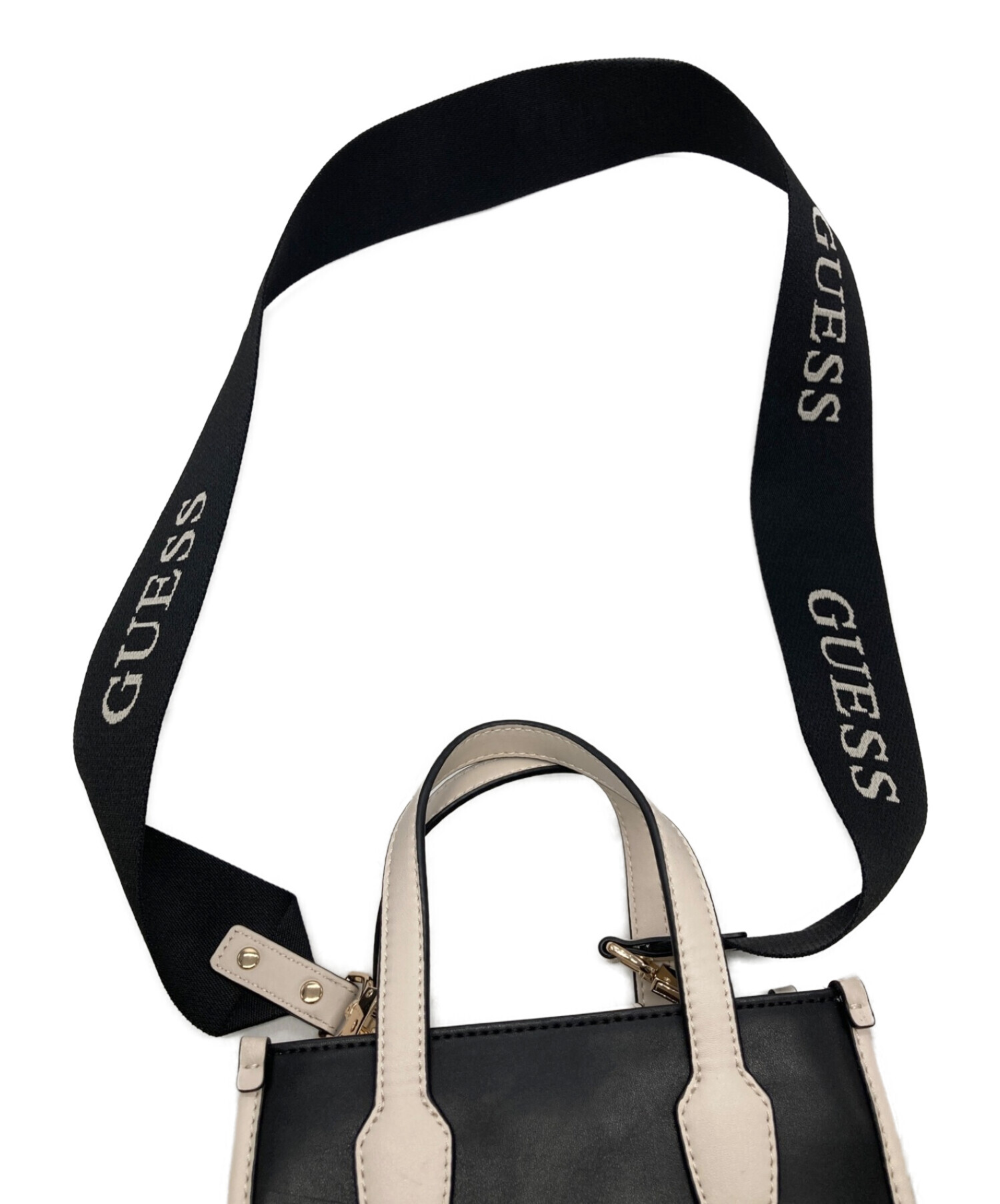 中古・古着通販】GUESS (ゲス) 2WAYショルダーバッグ ブラック