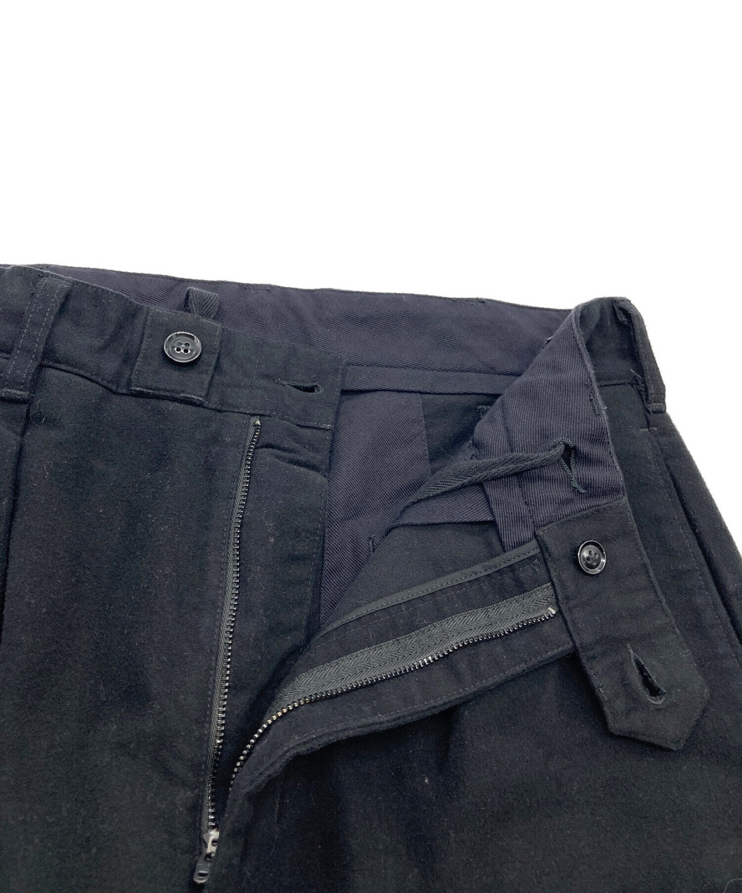 Engineered Garments (エンジニアド ガーメンツ) モールスキンパンツ ブラック サイズ:S