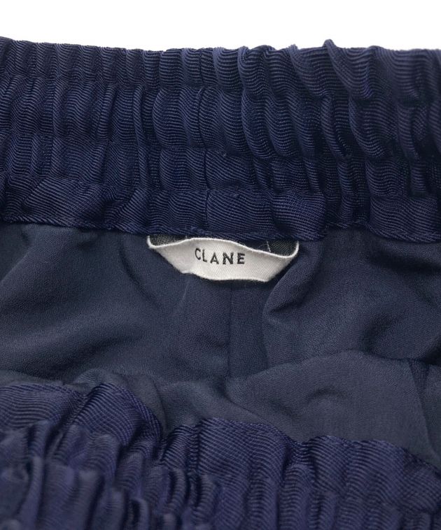 中古・古着通販】CLANE (クラネ) MODE JERSEY PANTS ネイビー サイズ:2