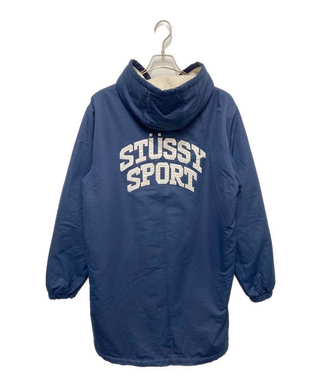 中古・古着通販】stussy (ステューシー) Champion (チャンピオン) ベンチコート ネイビー サイズ:LARGE｜ブランド・古着通販  トレファク公式【TREFAC FASHION】スマホサイト