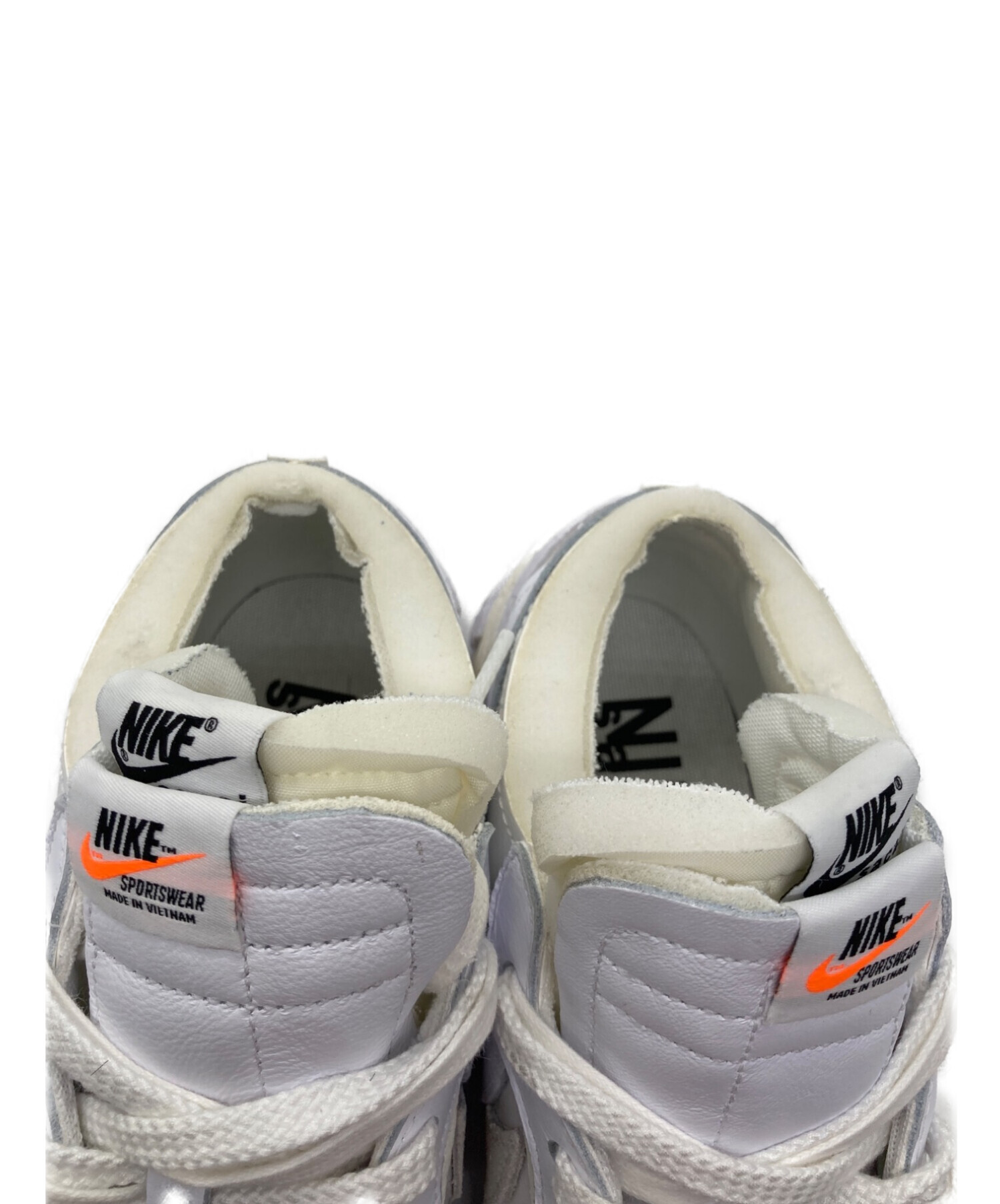 中古・古着通販】NIKE (ナイキ) sacai (サカイ) BLAZER LOW ホワイト